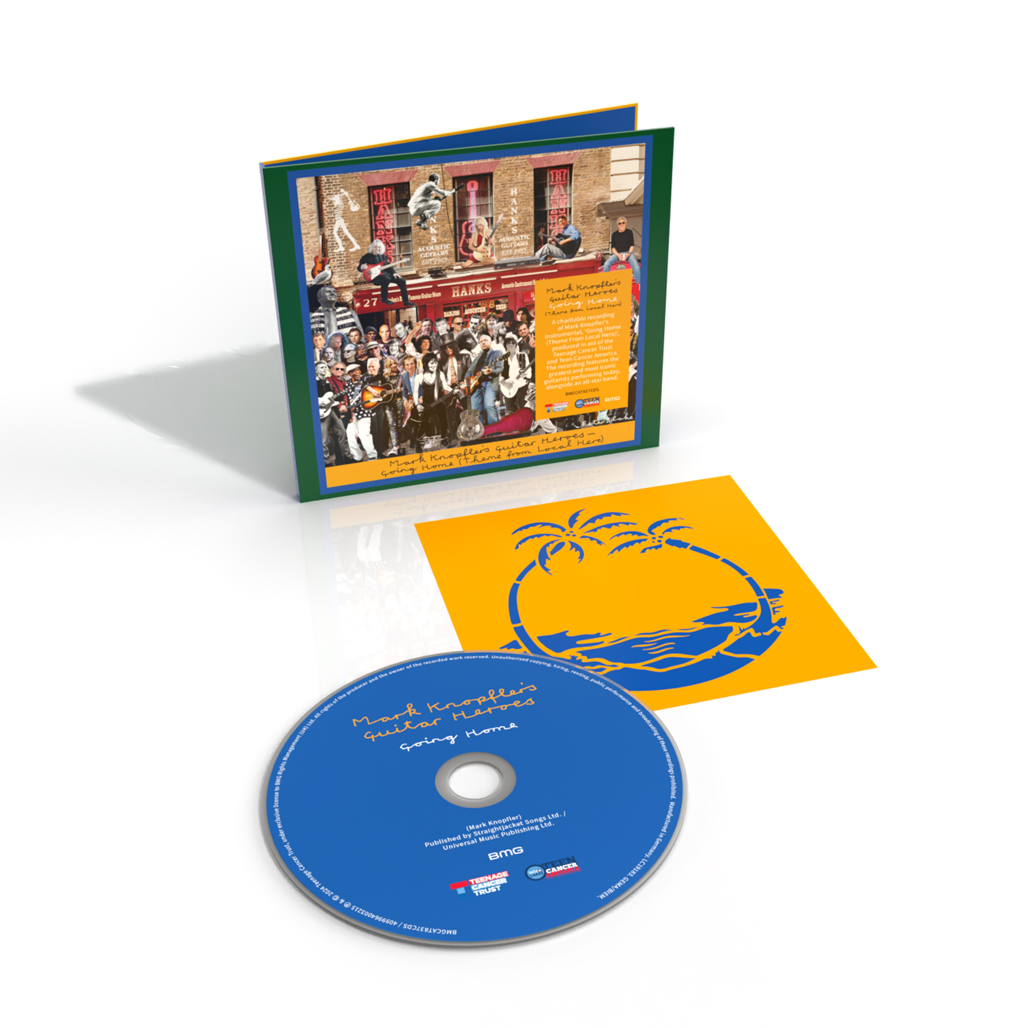 Mark Knopfler's Guitar Heroes Going Home (Theme from 'Local Hero') (CD) Single - Afbeelding 1 van 1