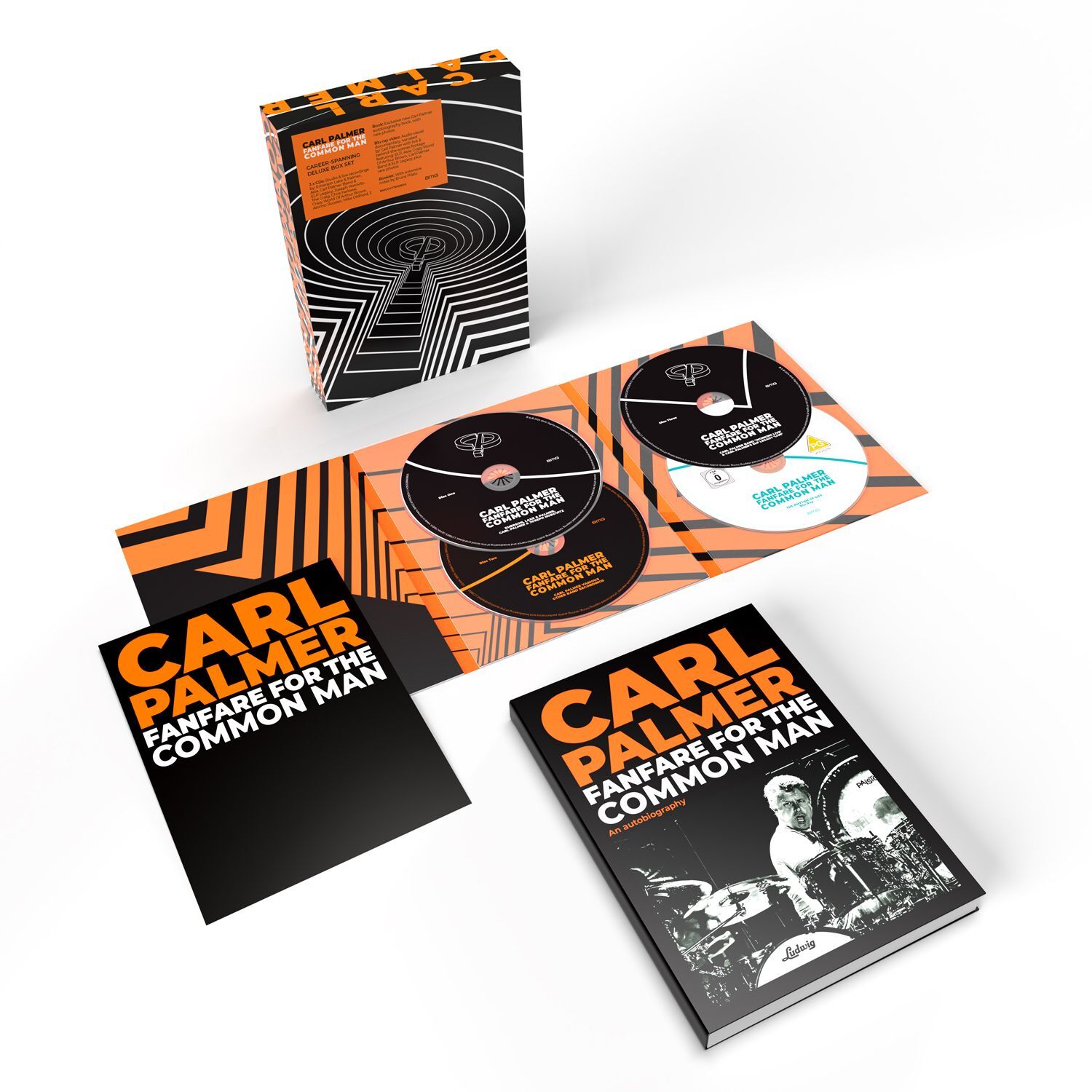 Carl Palmer Fanfare for the Common Man (CD) Box Set with Blu-ray (UK IMPORT) - Picture 1 of 1