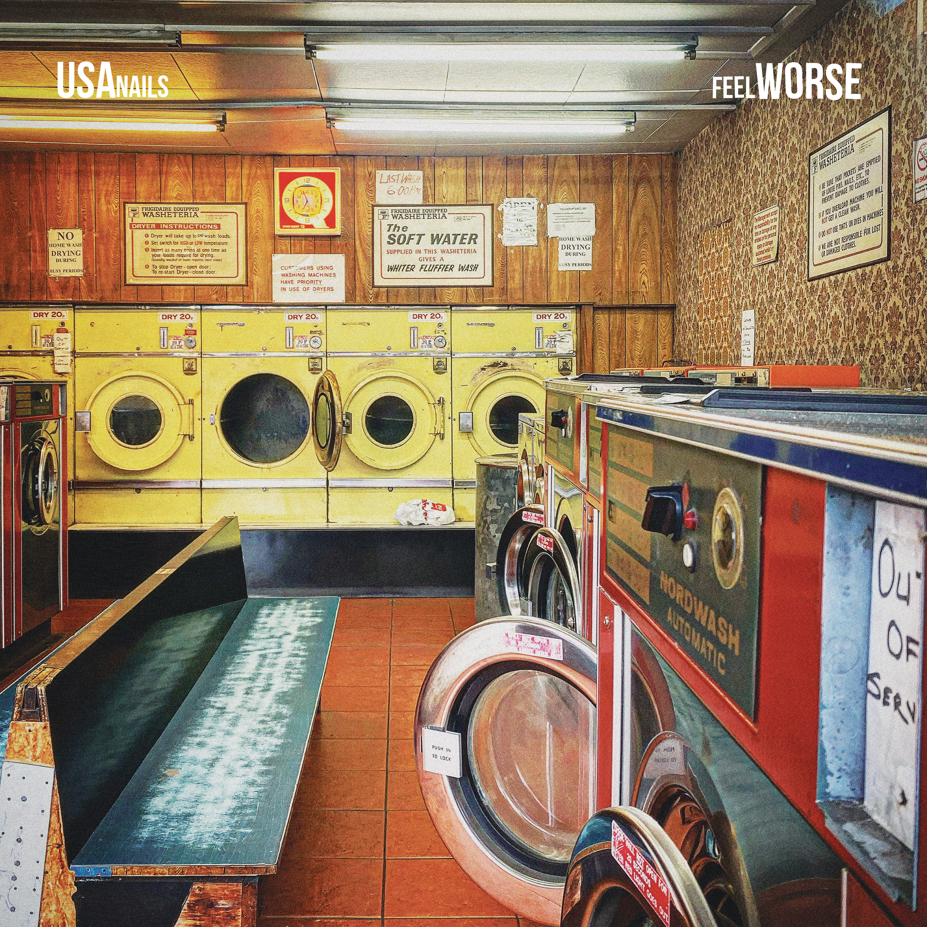 USA Nails Feel Worse (vinyle) 12 pouces album vinyle couleur (édition limitée) - Photo 1 sur 1