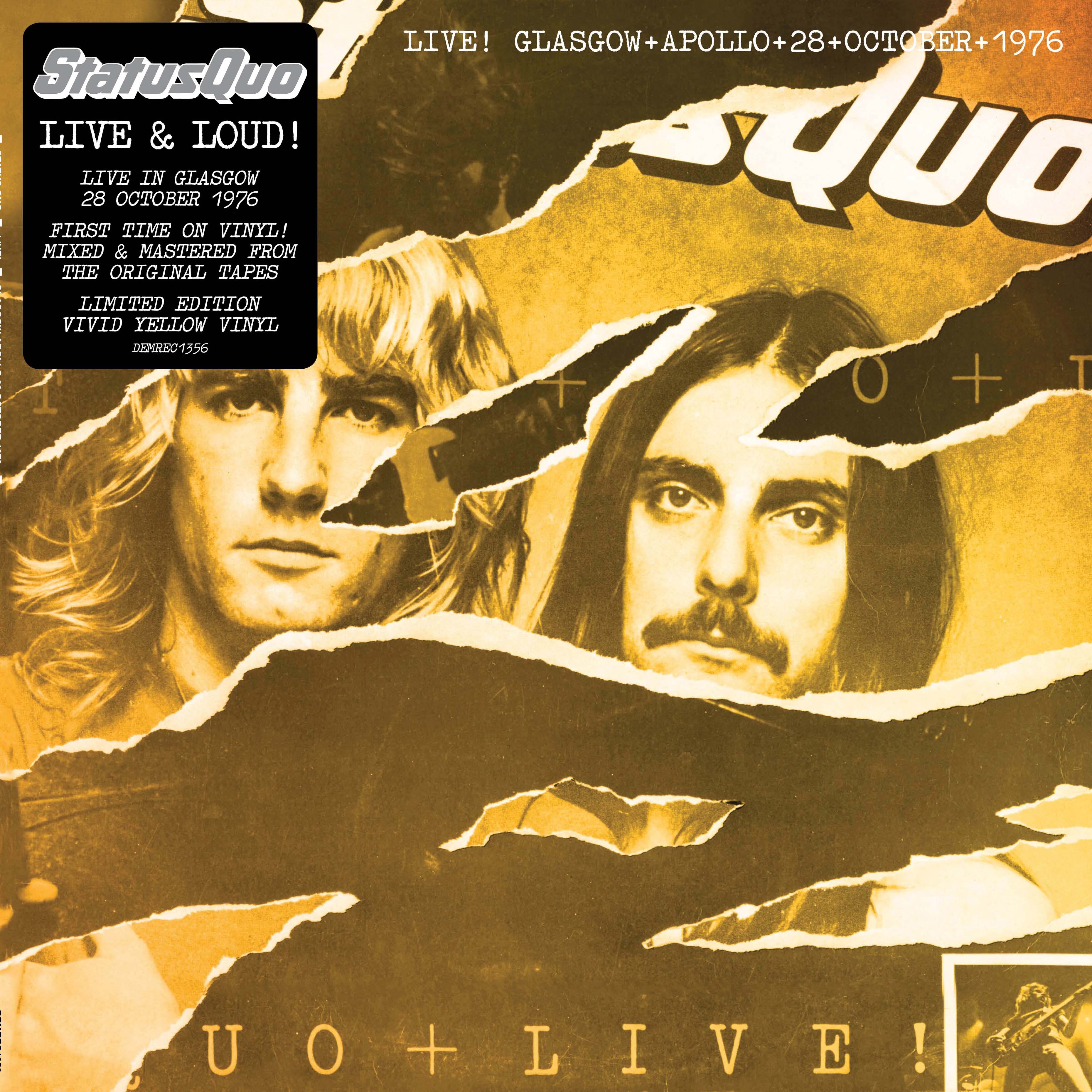 Status Quo Live in Glasgow, 28th Octobe (Vinyl) (UK IMPORT) (PRESALE 08/28/2026)