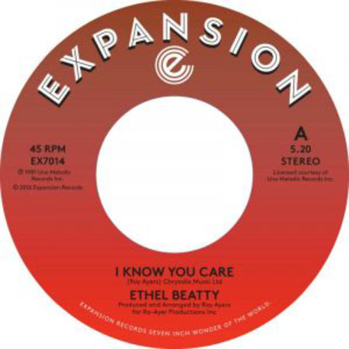 Ethel Beatty I Know You Care/It's Your Love (Vinyl) 7" Single (US IMPORT) - Picture 1 of 1