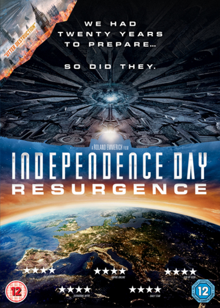 Independence Day: Resurgence (DVD) Jeff Goldblum Charlotte Gainsbourg Joey King