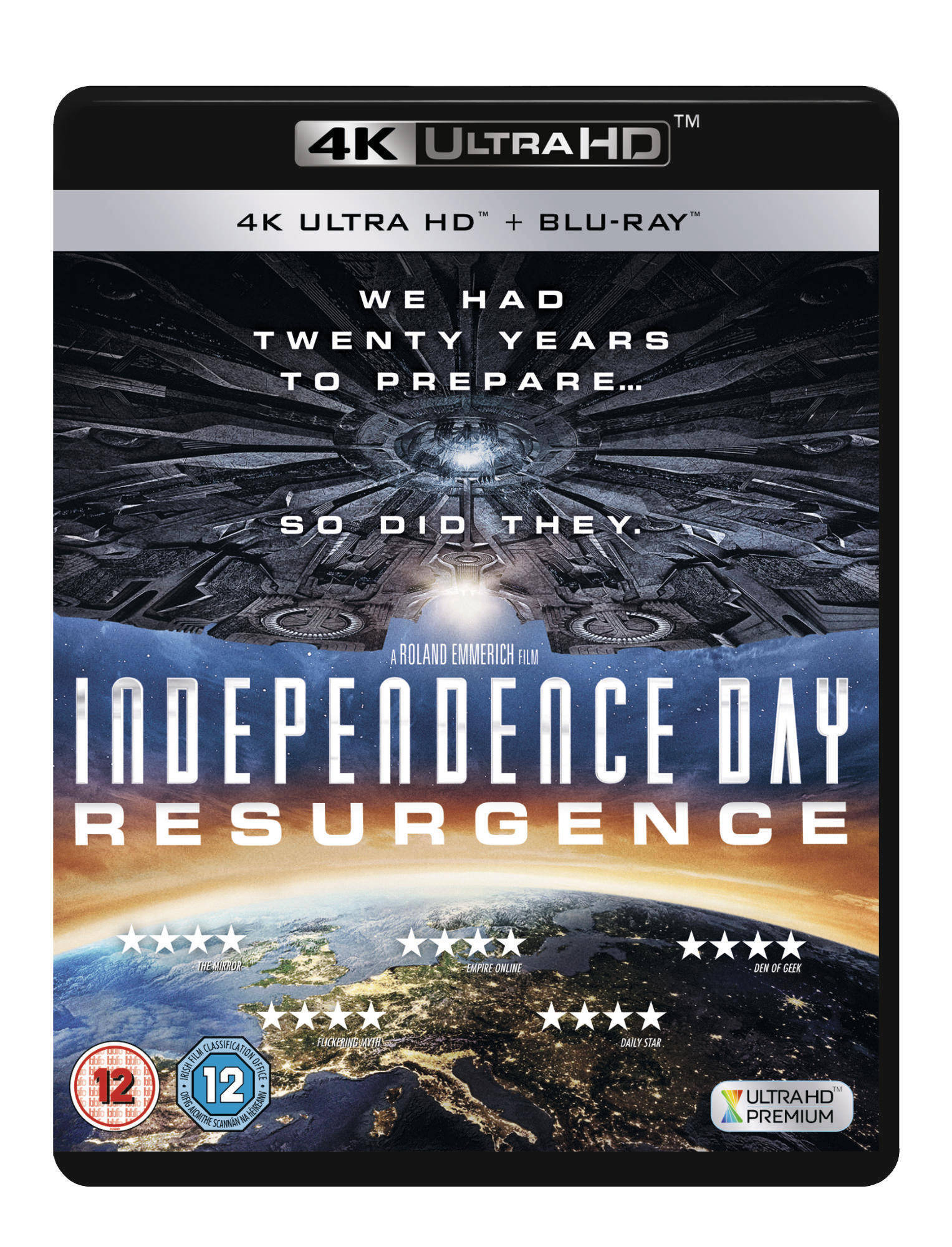 Independence Day: Resurgence (4K UHD Blu-ray) Charlotte Gainsbourg Brent Spiner