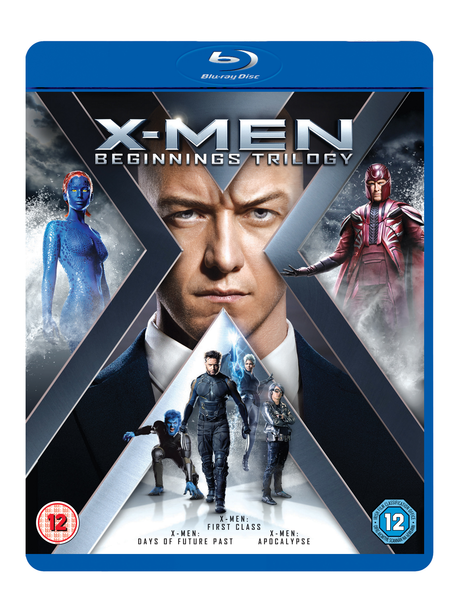 X-men: Beginnings Trilogy (Blu-ray) Ray Wise Elliot Page Evan Peters Oscar Isaac