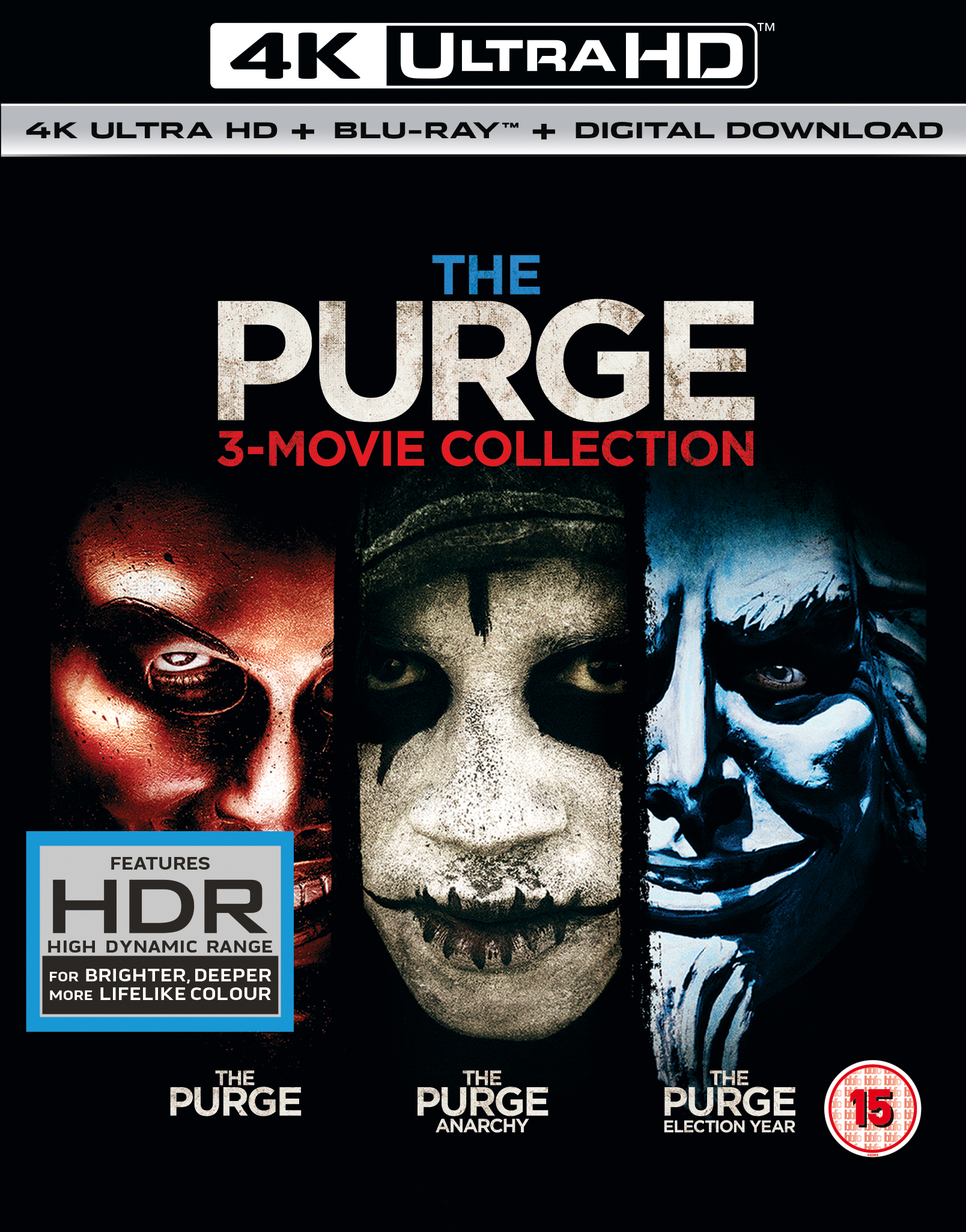 The Purge: 3-movie Collection (4K Ultra HD)