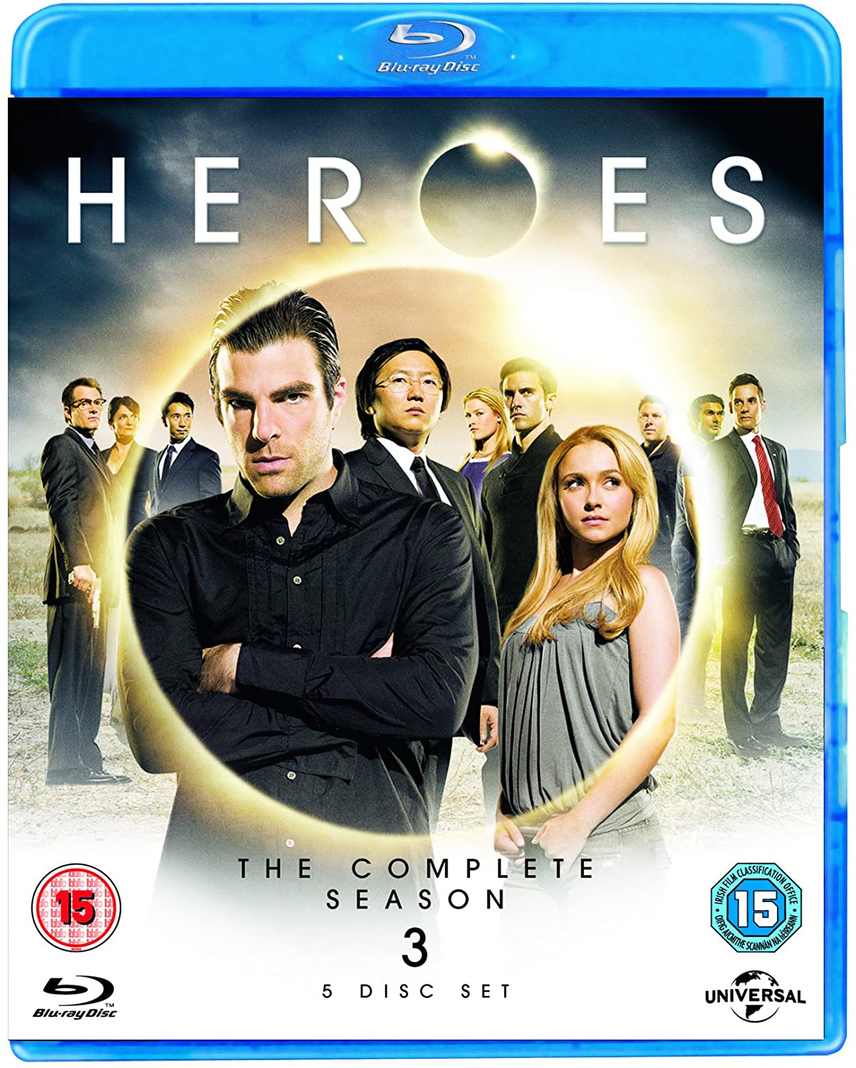 Heroes: Season 3 (Blu-ray) Zachary Quinto Kristen Bell Milo Ventimiglia Masi Oka