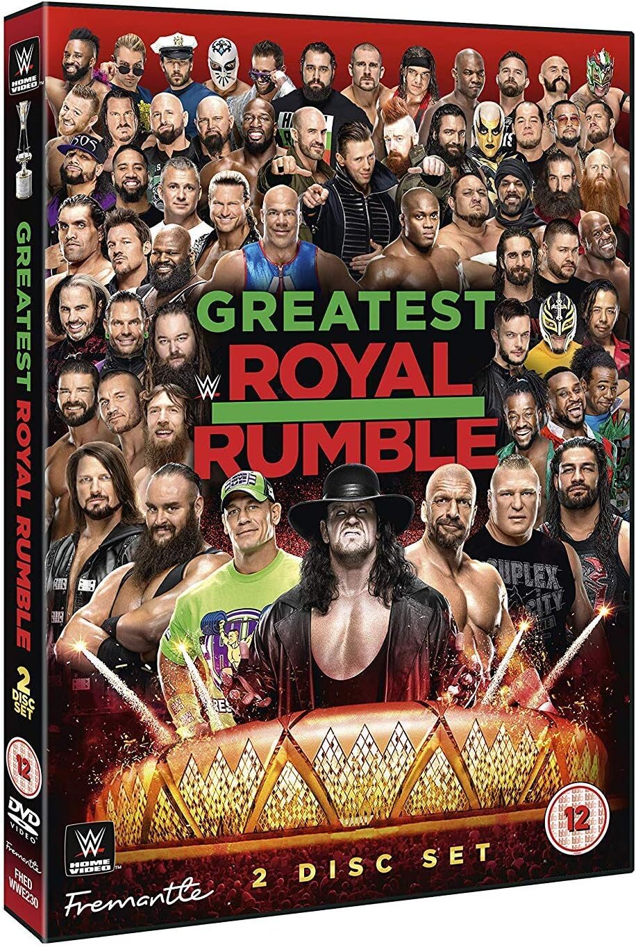 WWE: Greatest Royal Rumble (DVD) Undertaker Triple H John Cena AJ Styles - Afbeelding 1 van 1