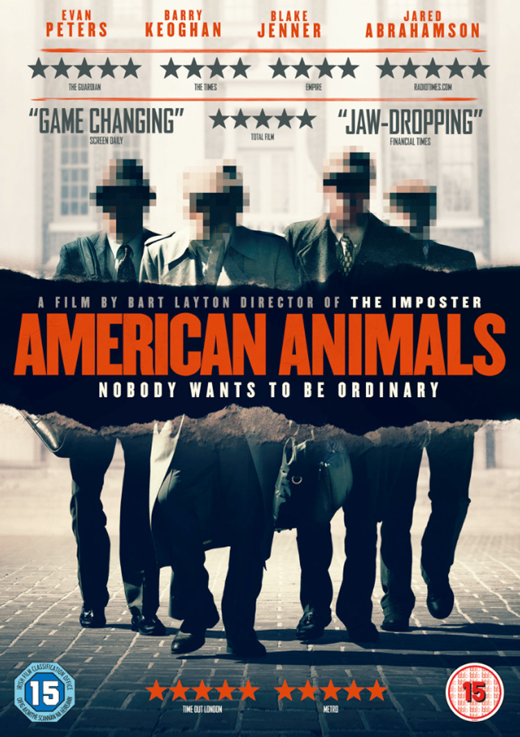 American Animals (DVD) Lara Grice Jane McNeill Barry Keoghan Jared Abrahamson