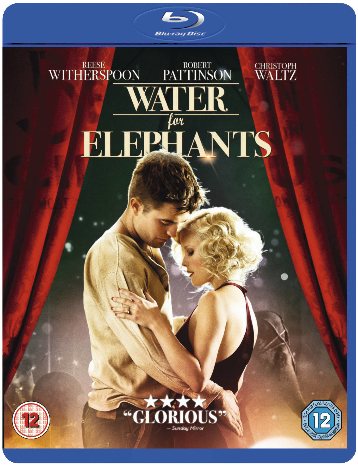 Water for Elephants (Blu-ray) Tim Guinee Calvin Dean Dan Lauria Ashley Palmer