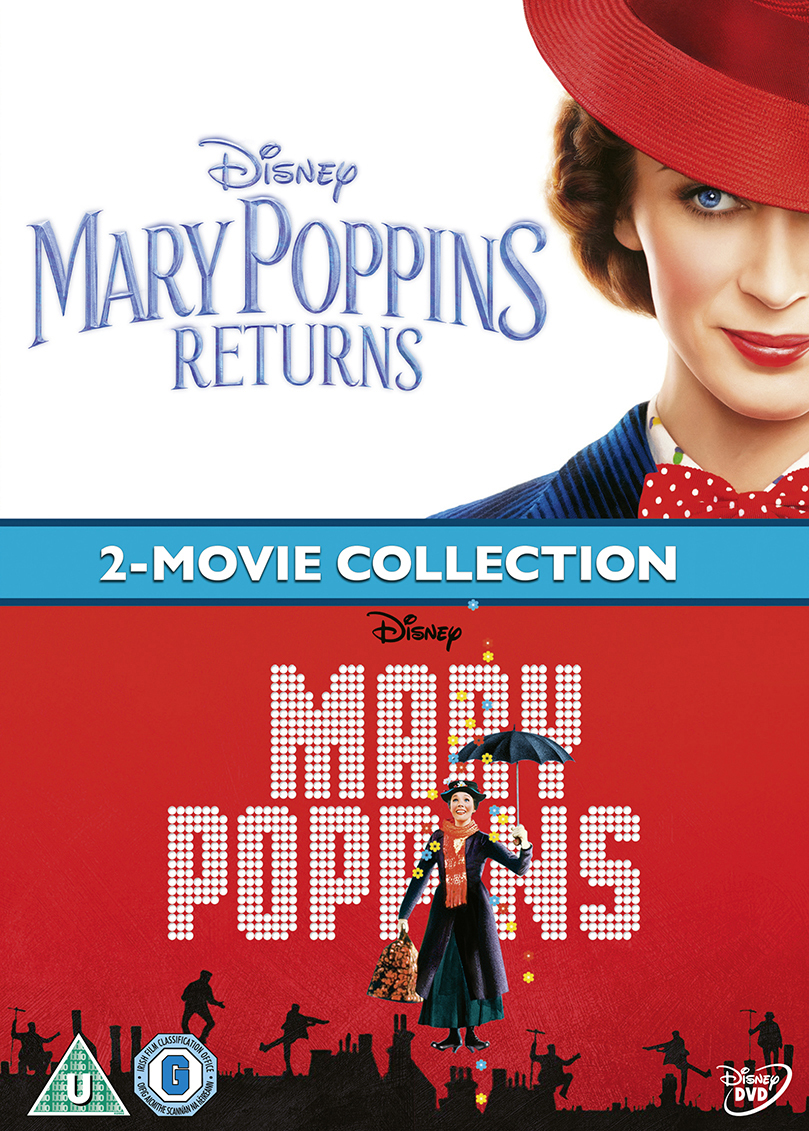Mary Poppins: 2-movie Collection (DVD) Emily Blunt Glynis Johns David Tomlinson