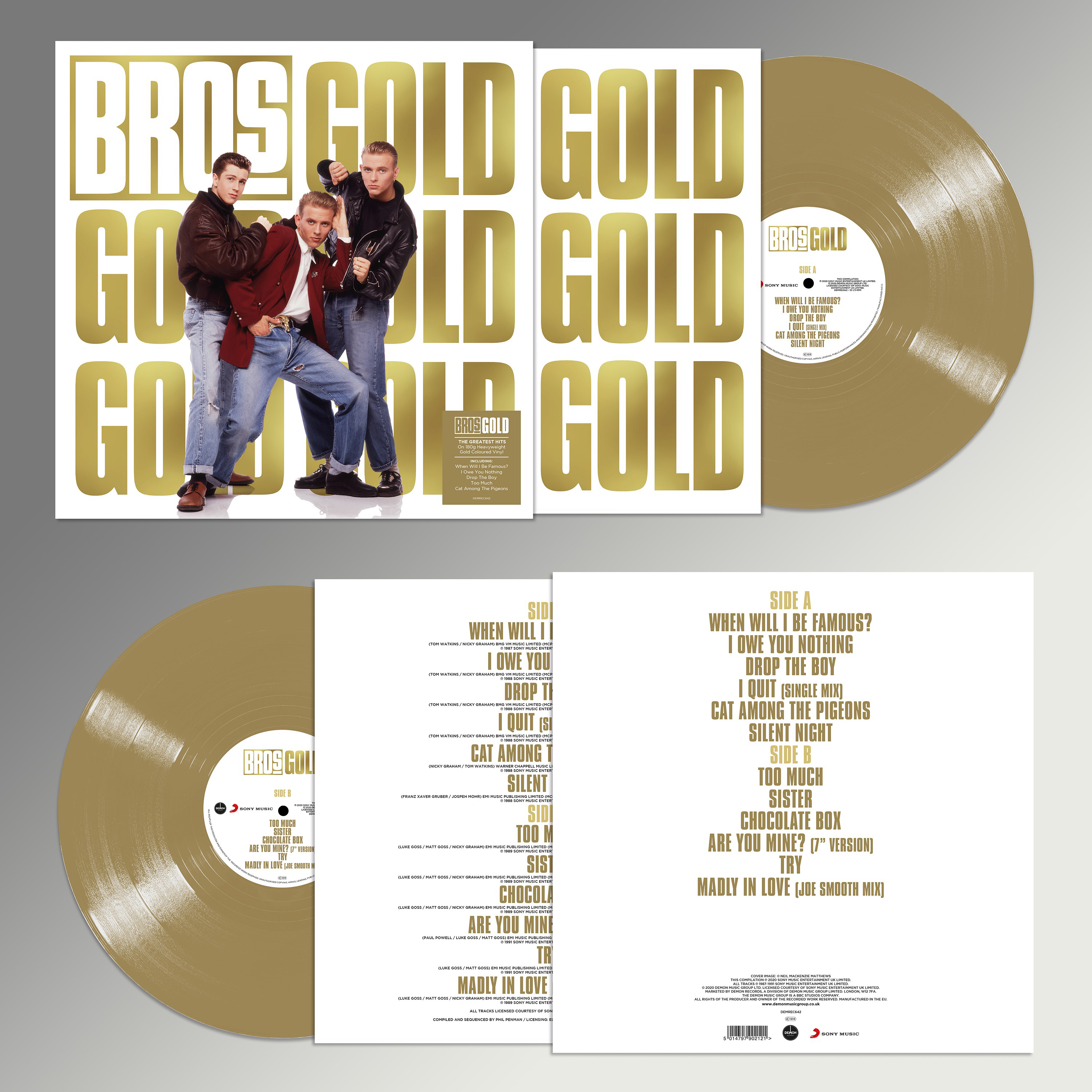 Bros Gold (Vinyl) 12" Album Coloured Vinyl - Bild 1 von 1