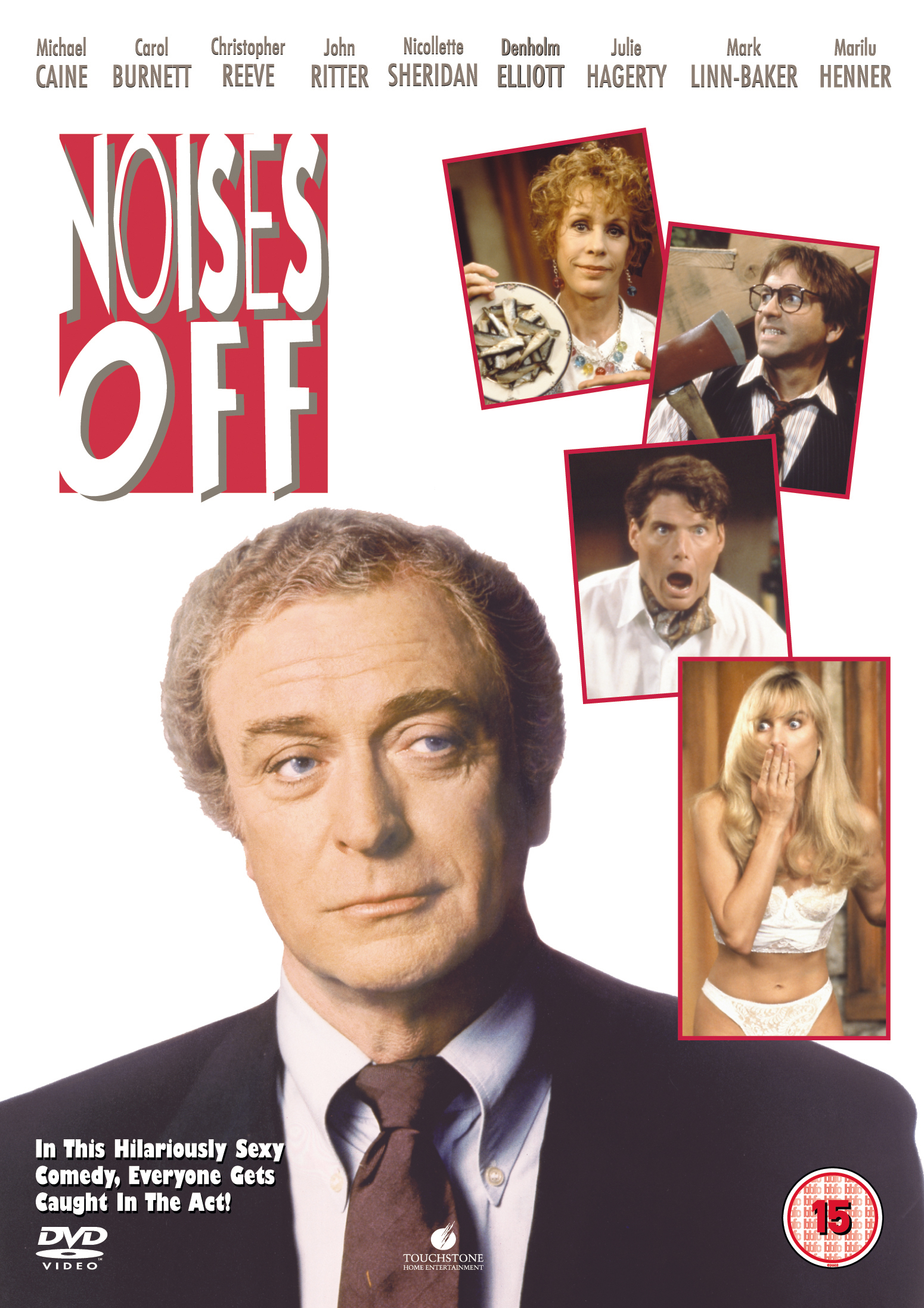 Noises off DVD Michael Caine Carol Burnett Denholm Elliott Julie Hagerty M  for sale online | eBay