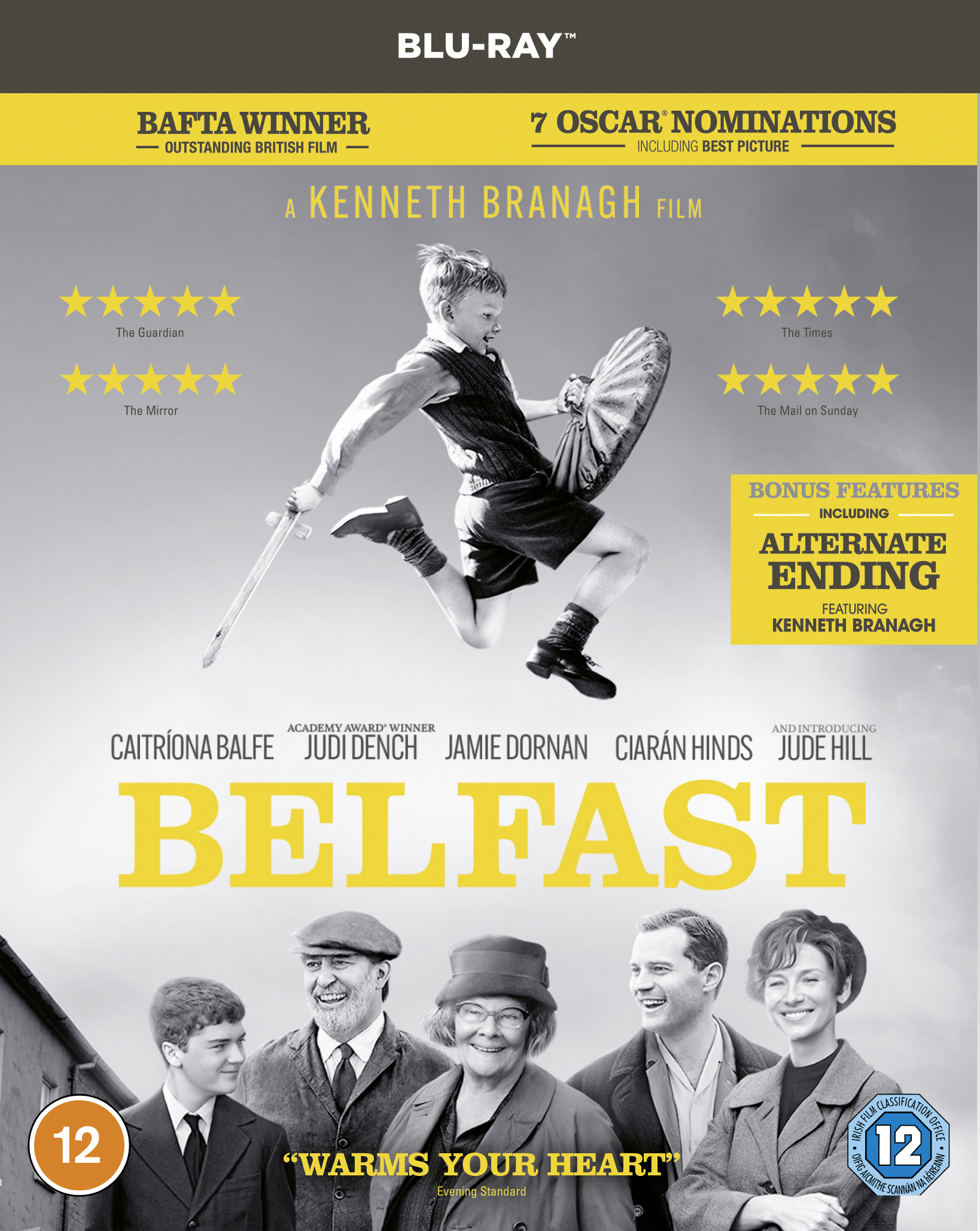 BELFAST (BLU-RAY) JUDI Dench Lara McDonnell Gerard Horan Jamie Dornan ...