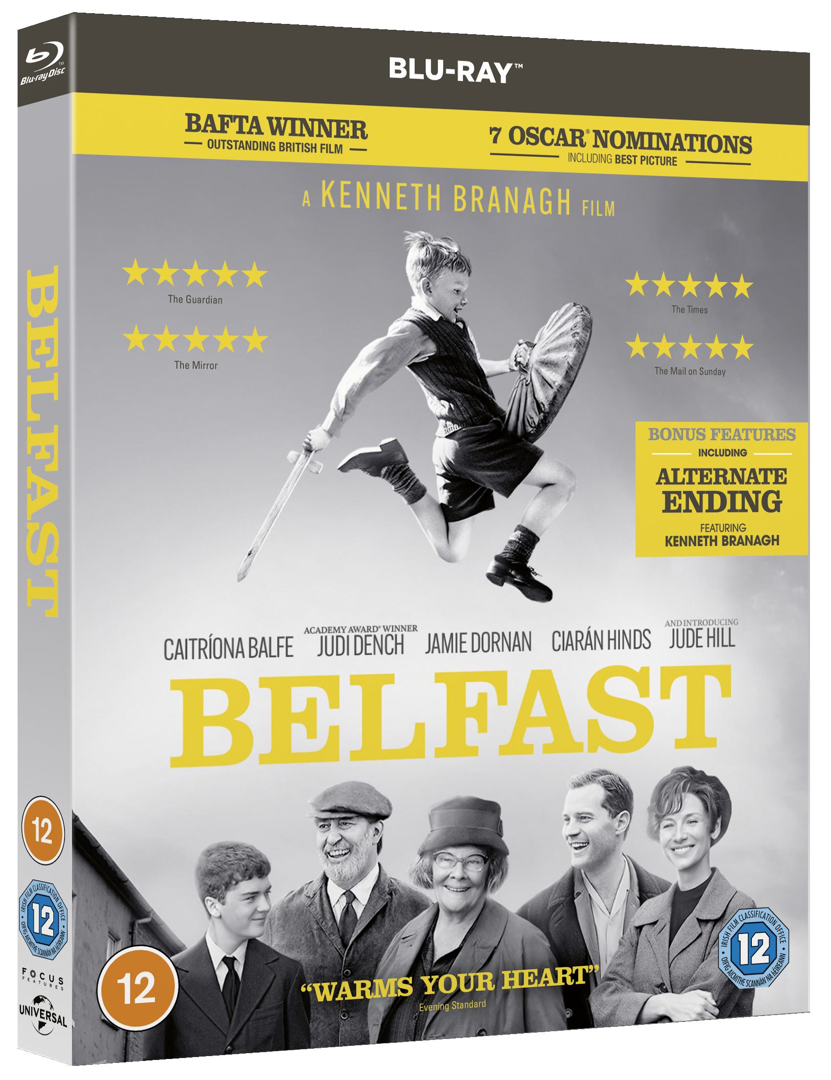 BELFAST (BLU-RAY) JUDI Dench Lara McDonnell Gerard Horan Jamie Dornan ...