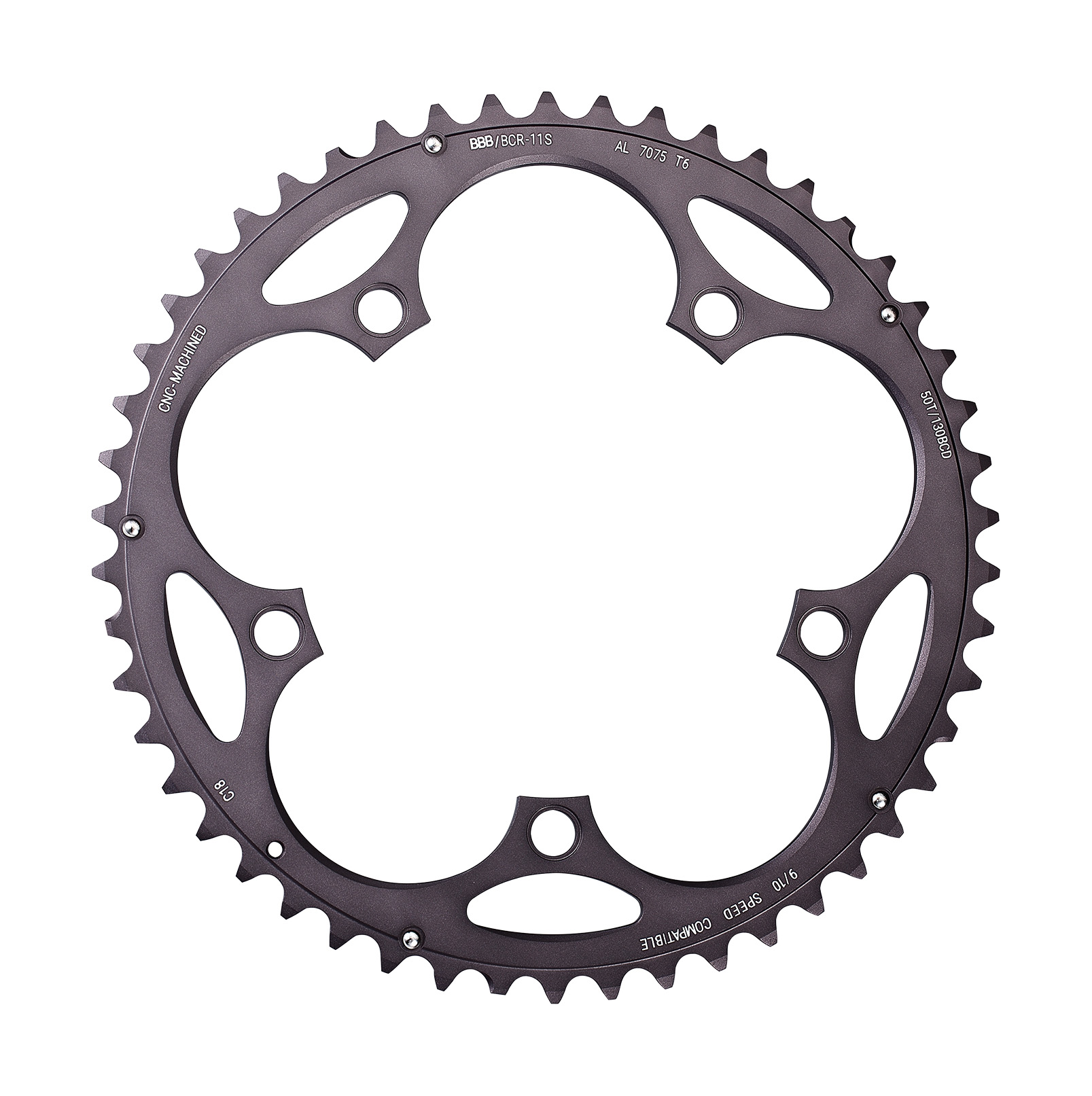 BBB BCR-11S - RoadGear Chainring (S9/10, 130BCD, 50T 