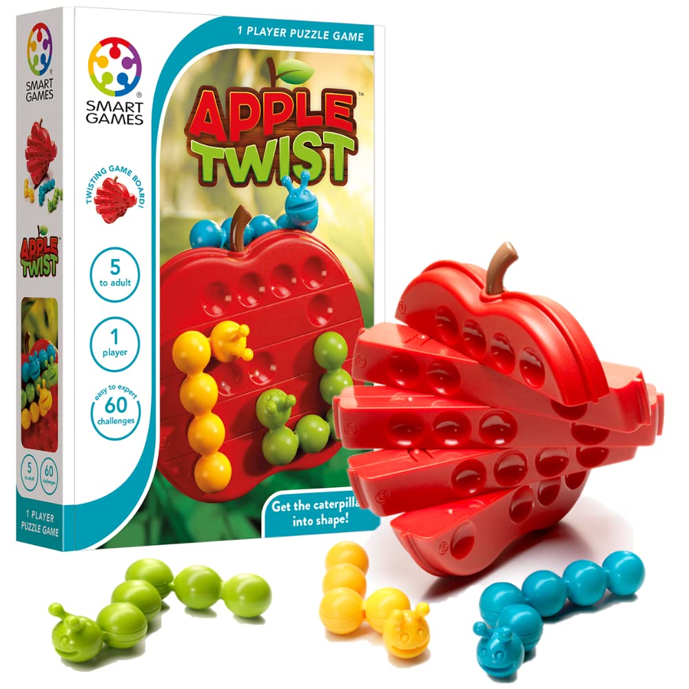 Photos - Jigsaw Puzzle / Mosaic SmartGames Smart Games - Apple Twist Puzzle Game with 60 Challenges 5+ Years ‎SG445ES 
