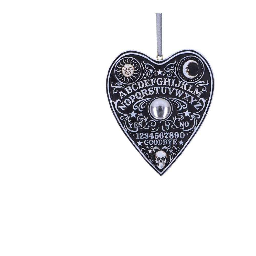 Настольная доска-планшетка Nemesis Now Spirit Board, подвесной орнамент, 8,5 см, Смола, Черный, Spirit