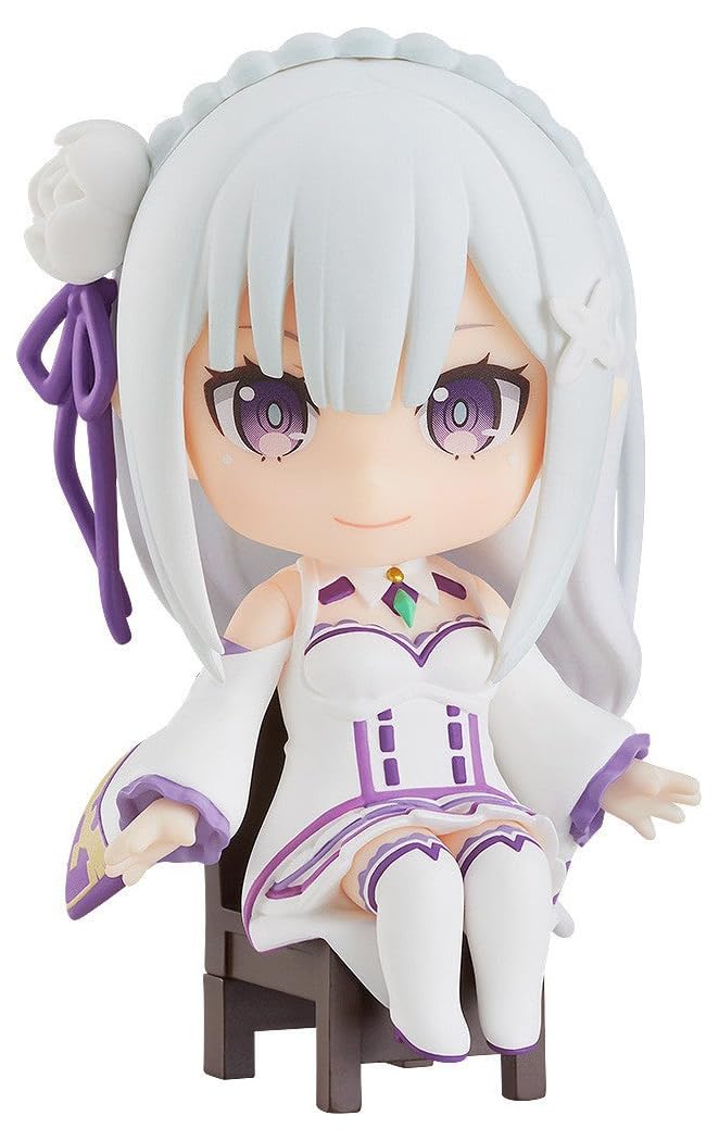 Photos - Action Figures / Transformers Smile Good  Re:Zero – Starting Life in Another World: Emilia Nendoroid Swacchao! Action Figure Multicolor ‎G12664 