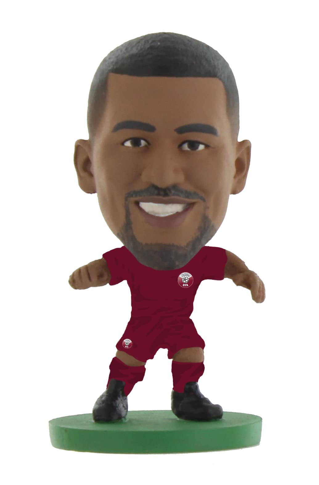 Домашняя форма футбольной звезды Катара Абдулазиза Хатема