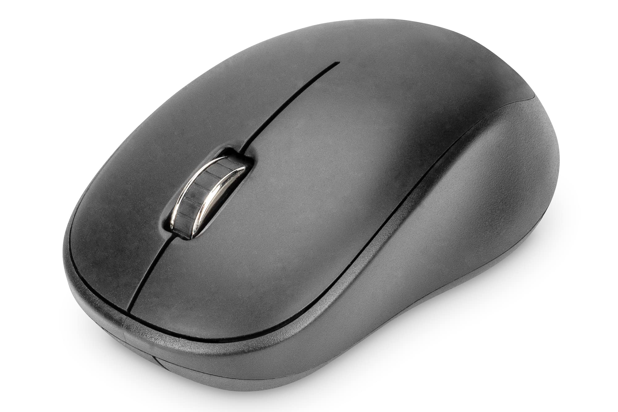 DIGITUS 2.4GHz Wireless Optical Mouse 1000DPI Black 3D Design