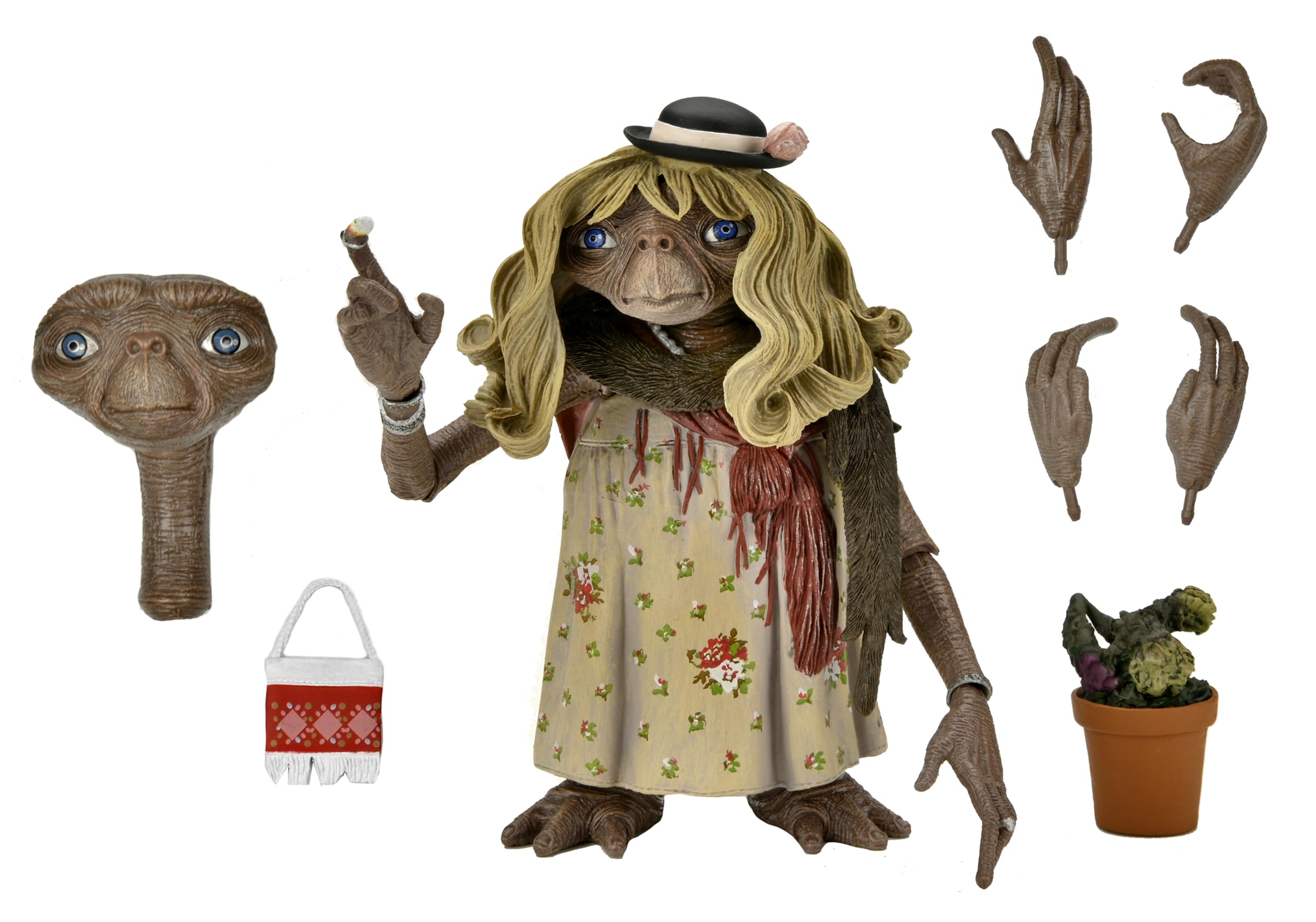 Photos - Construction Toy NECA E.T. The Extra Terrestrial: 40th Anniversary Dress-Up E.T. Ultimate 7 Action Figure ‎55077 