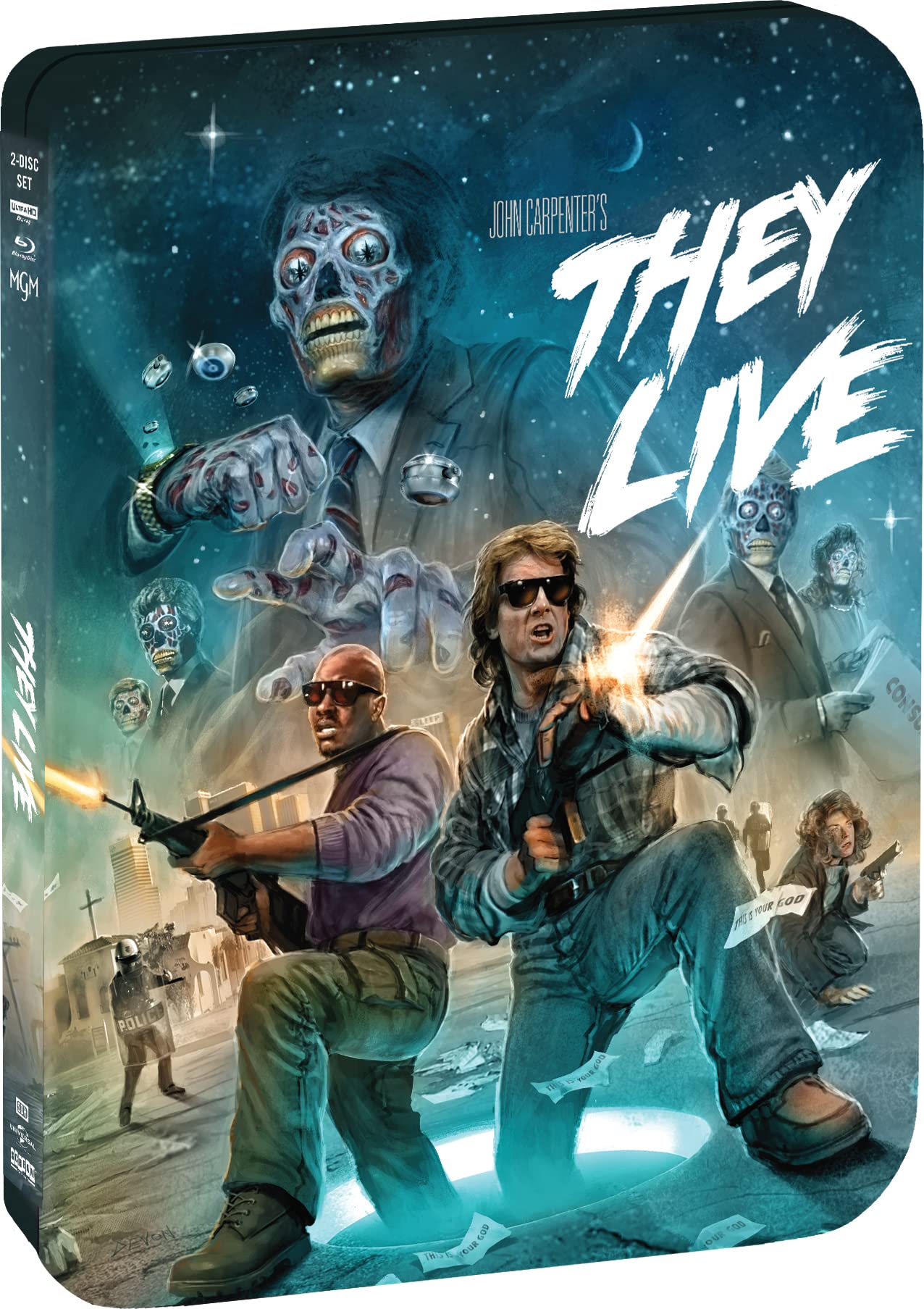 They Live - Limited Edition Steelbook 4K Ultra HD + Blu-ray (4K Ultra HD)