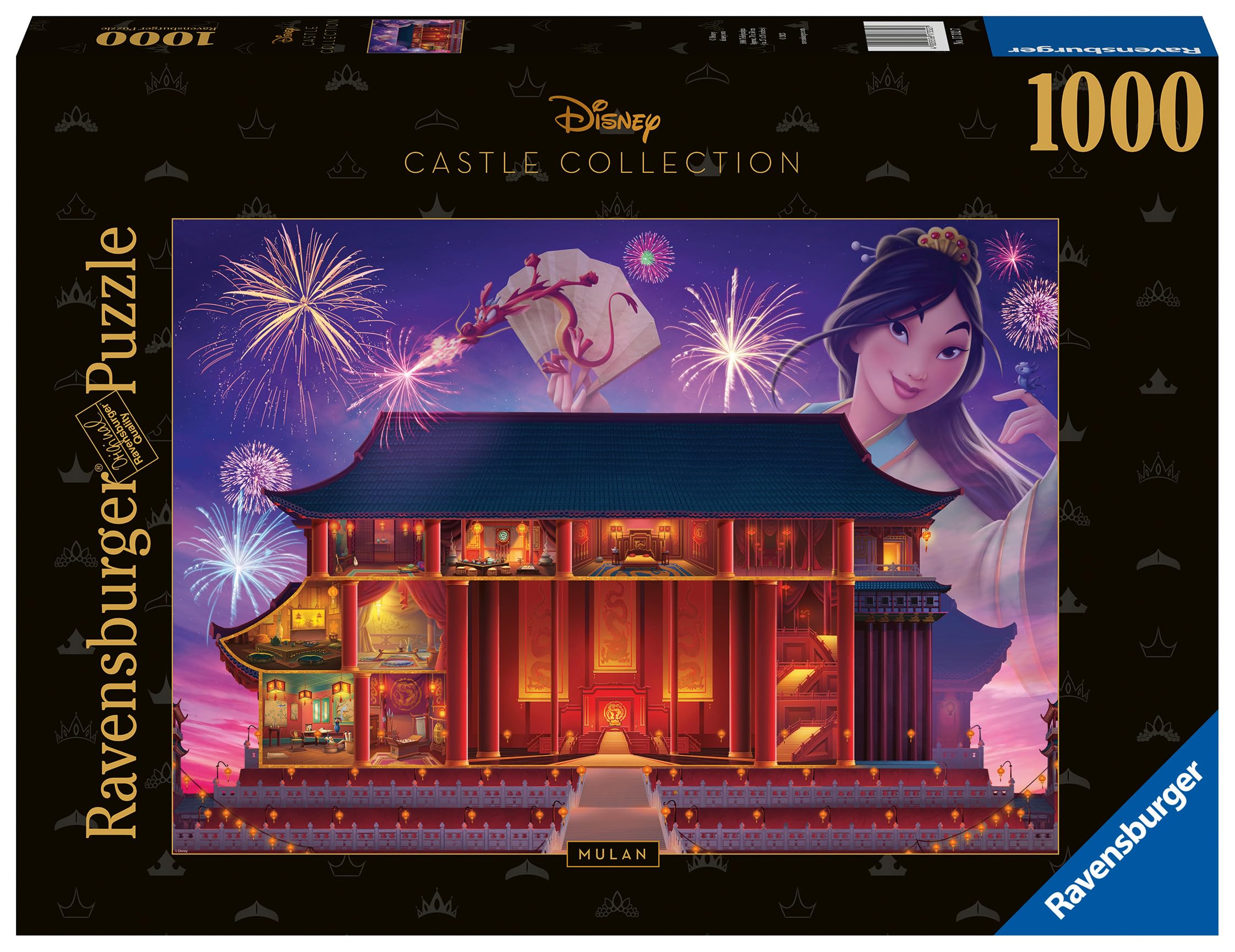 Photos - Jigsaw Puzzle / Mosaic Ravensburger Disney Castles - Mulan 1000 Piece Jigsaw Puzzle for Adults and Kids Age 12 Years Up ‎17332 