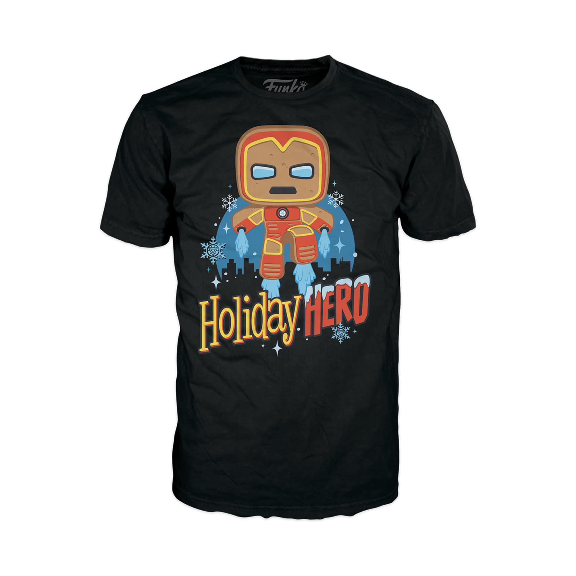 Photos - Action Figures / Transformers Funko Boxed Tee: Marvel Holiday - GB Iron Man- XL ‎66966 