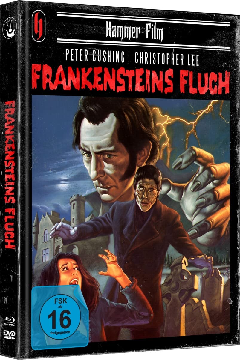 Frankensteins Fluch - Cover A (Uncut Limited Mediabook Hammer Film-Edition) (Blu-ray)