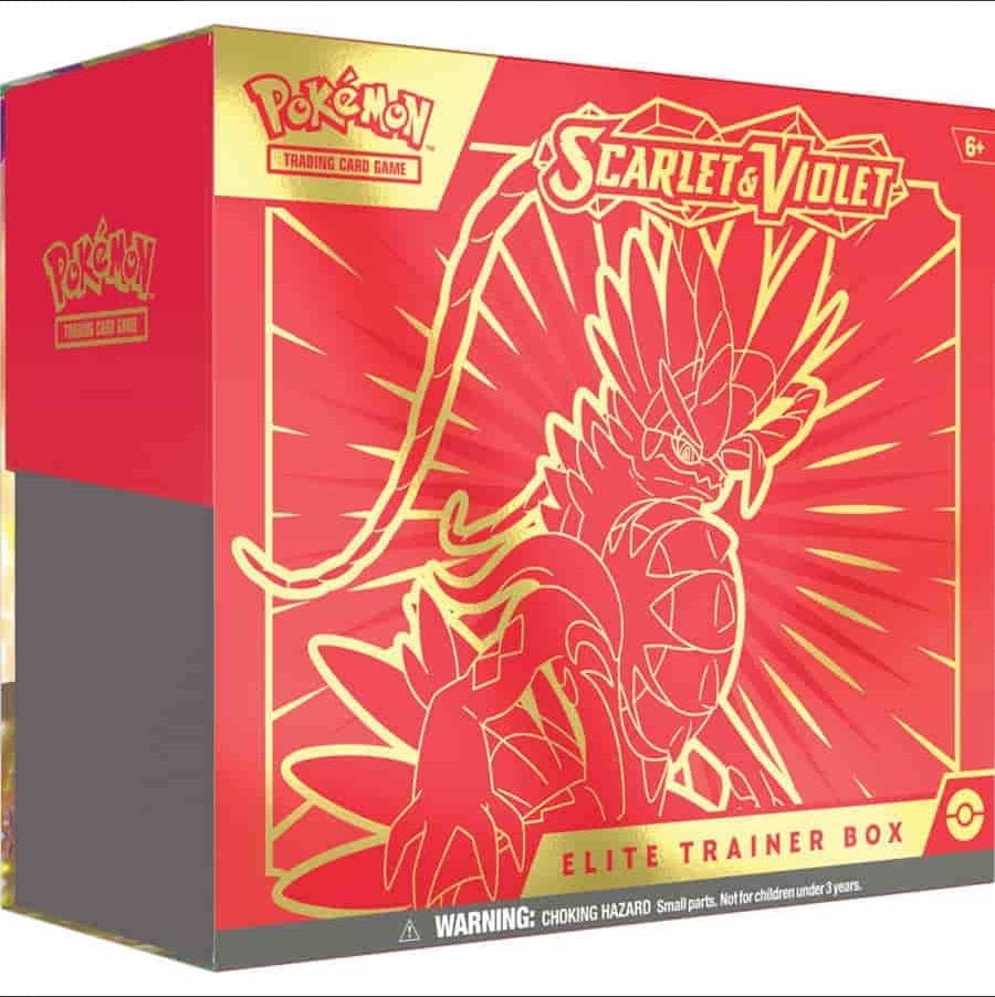 Photos - Other Toys Scarlett Pokémon 184-85341 Scarlet & Violet Elite Trainer Box Multicolor ‎184-85341 