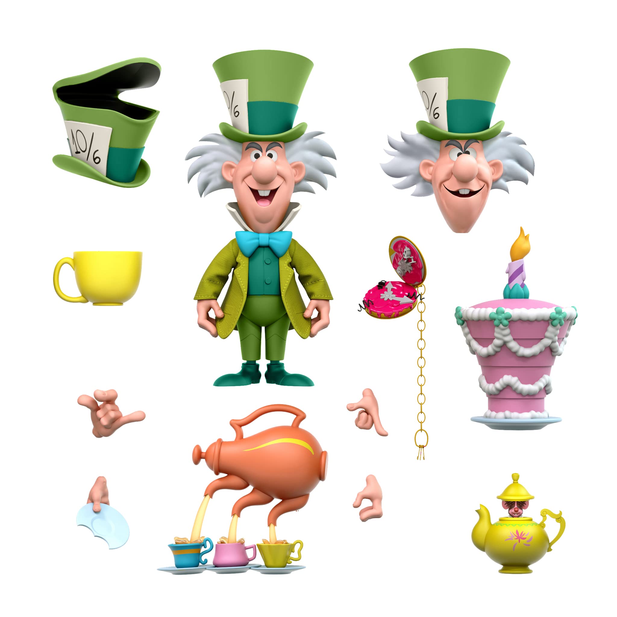 Photos - Action Figures / Transformers Alice au pays des merveilles figurine Disney Ultimates The Tea Time Mad Hatter 18 cm DE-WLANW02-MHT-01