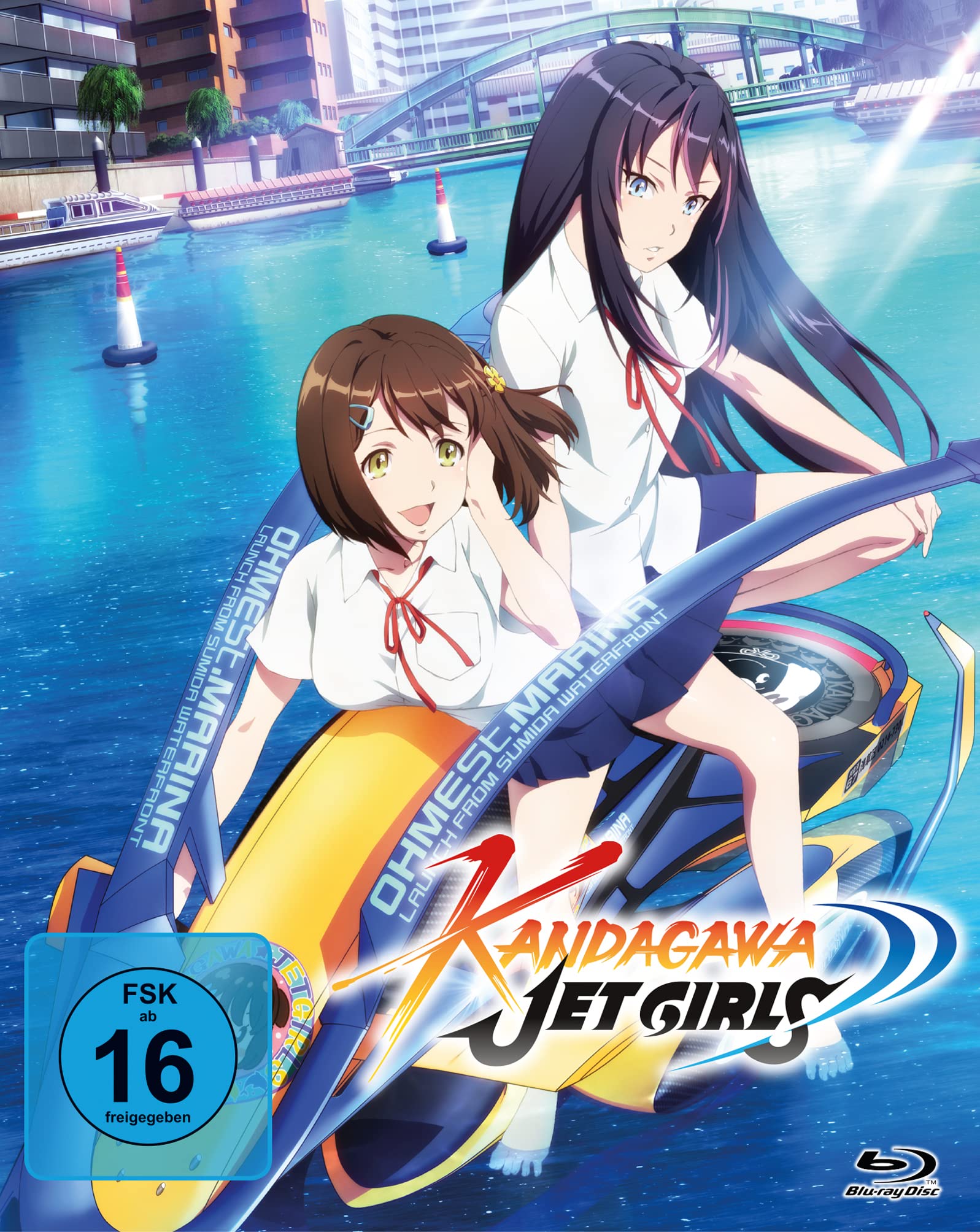 Kandagawa Jet Girls - Komplett-Set (Blu-ray) Namaki Rin Aoi Misa Yuu (UK IMPORT)