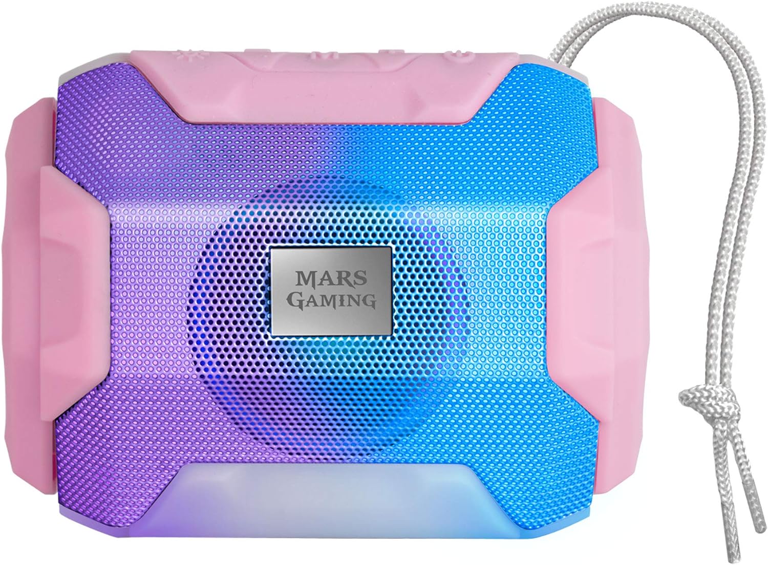 Mars Gaming MSBAX, Haut-Parleur Bluetooth RGB, Compact, 10W, USB/MicroSD/Radio, - Photo 2/5