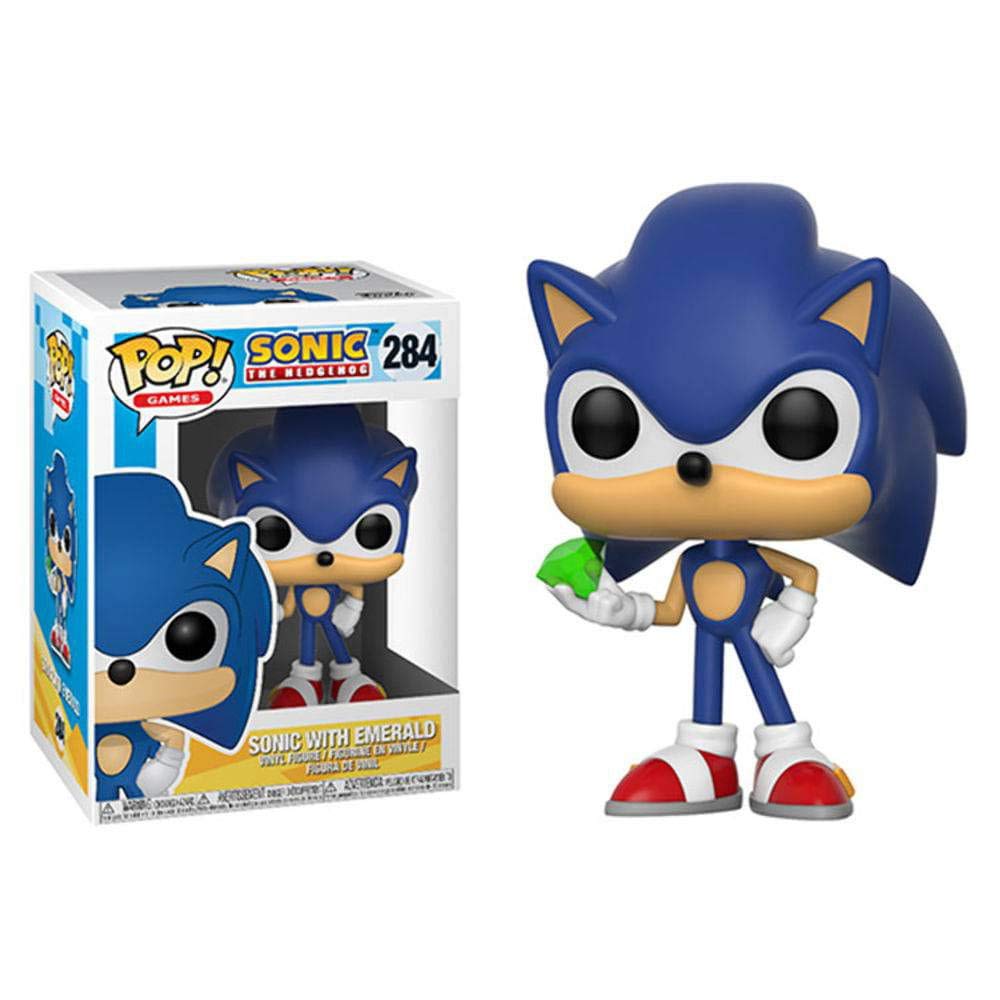 Photos - Action Figures / Transformers Funko POP! Games Sonic the Hedgehog Sonic With Emerald - Sonic the Hedgehog - Collectable Vinyl Figure - Gift Idea - Officia 