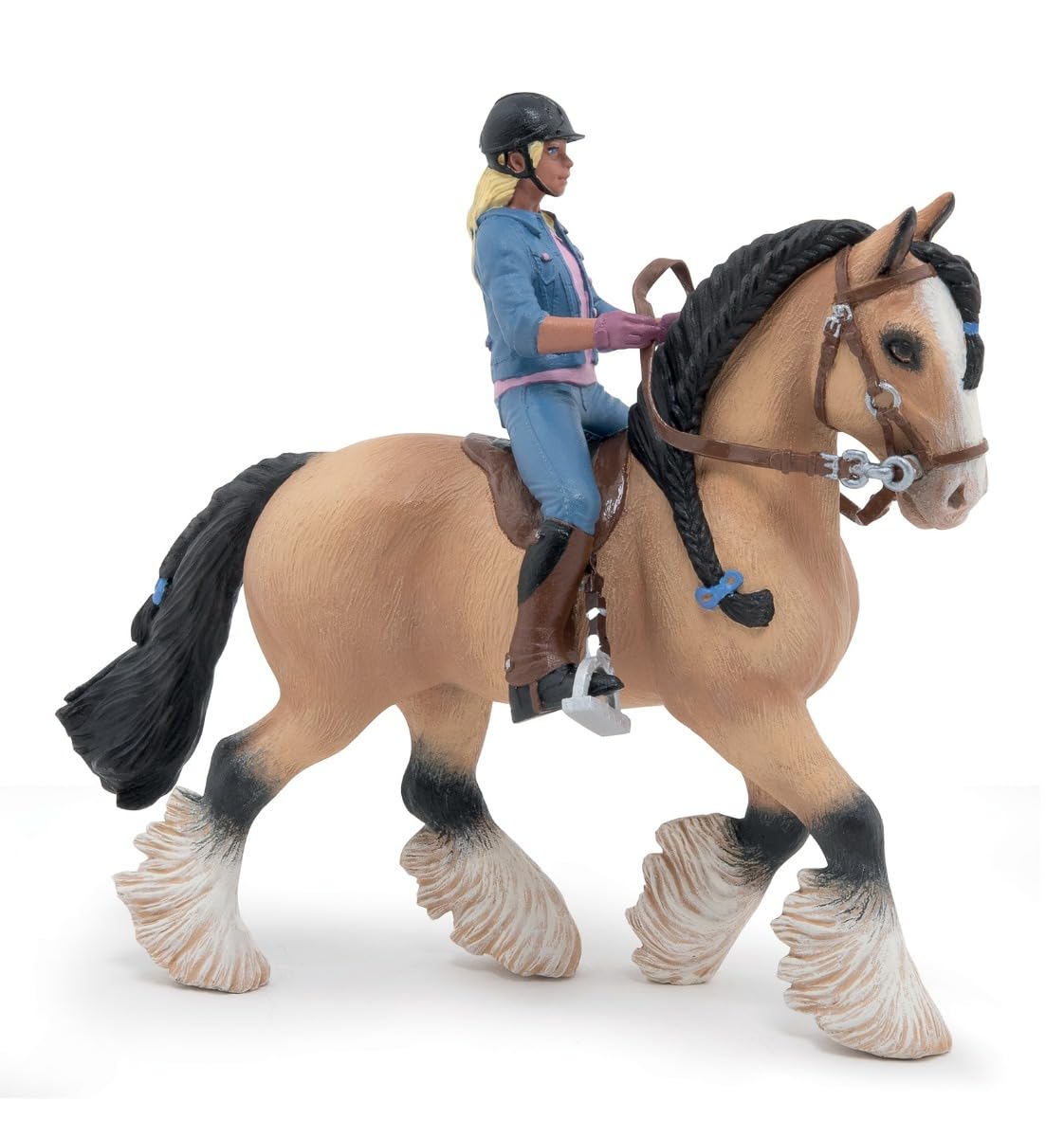 Photos - Model Building Kit Papo Horses Tinker en zijn jonge ruiter 51572 ‎51572 