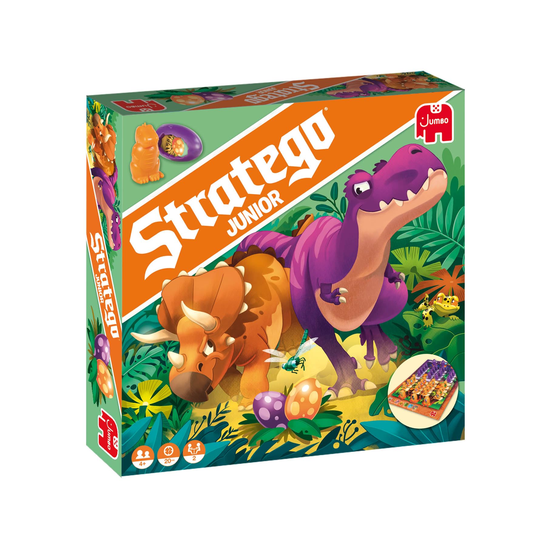 Photos - Jigsaw Puzzle / Mosaic Jumbo JUM19959 Stratego: Junior Dinos Dinosaurier Board Game ‎JUM19959 