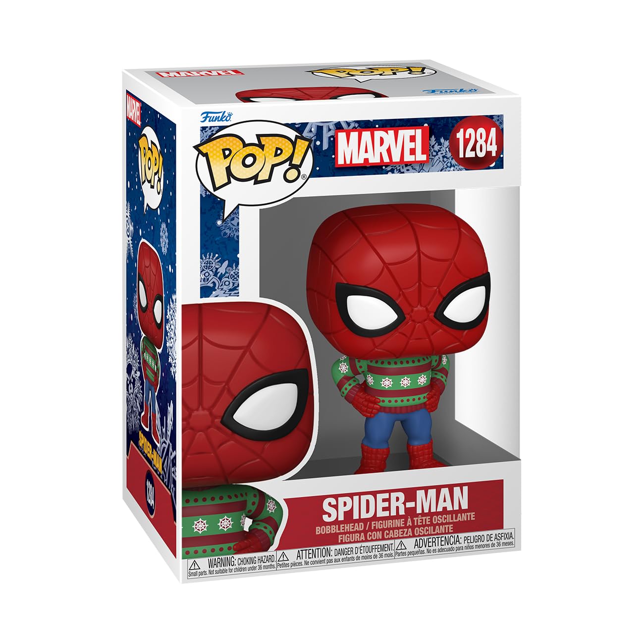 Photos - Action Figures / Transformers Funko POP! Marvel: Holiday - Spider-Man -  - Collectable Vinyl Figure - Gift Idea - Official Merchandise - Toys for Ki (SWTR)