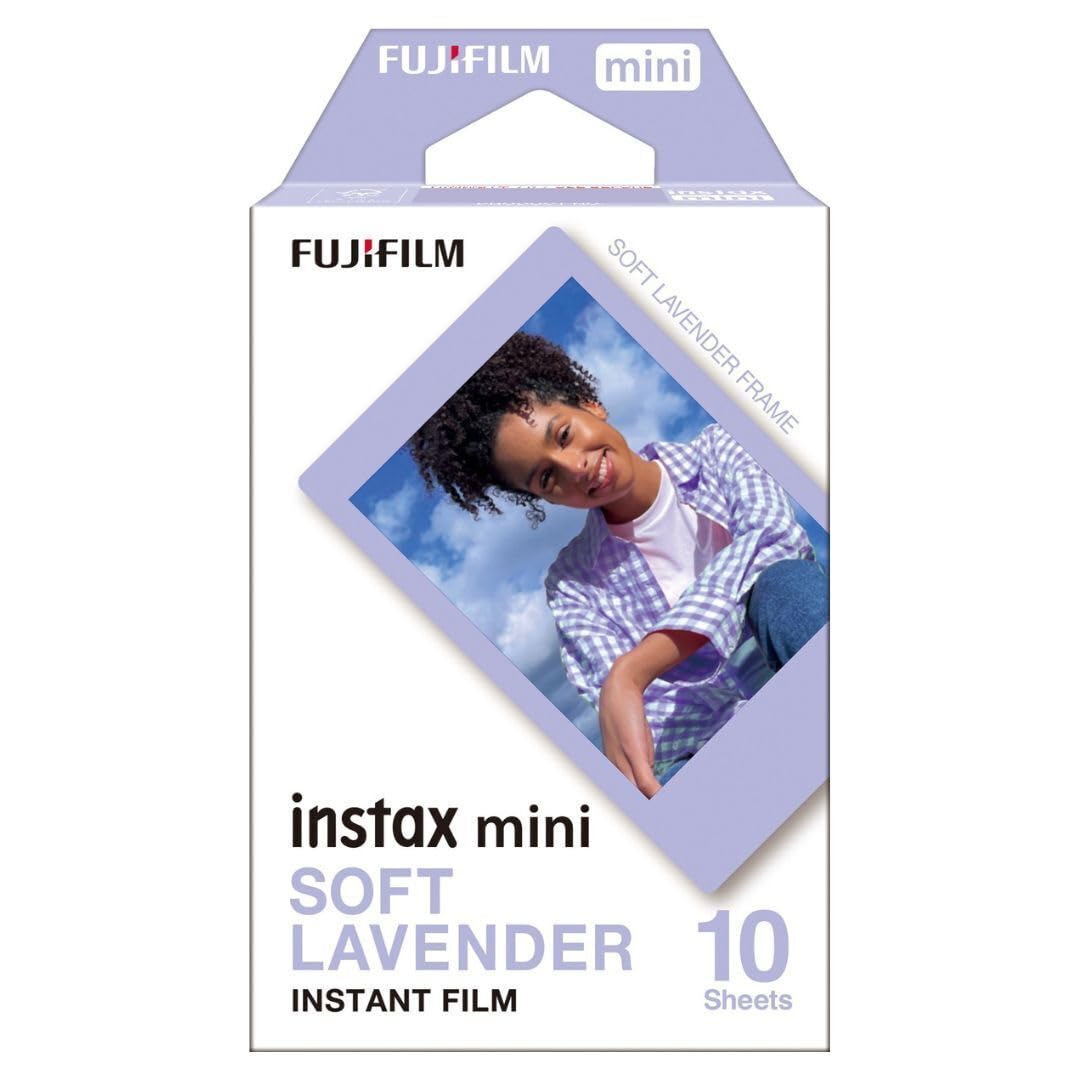 instax instant mini film 10 shot pack, Soft Lavender mini 10 shot, Lavender Bord