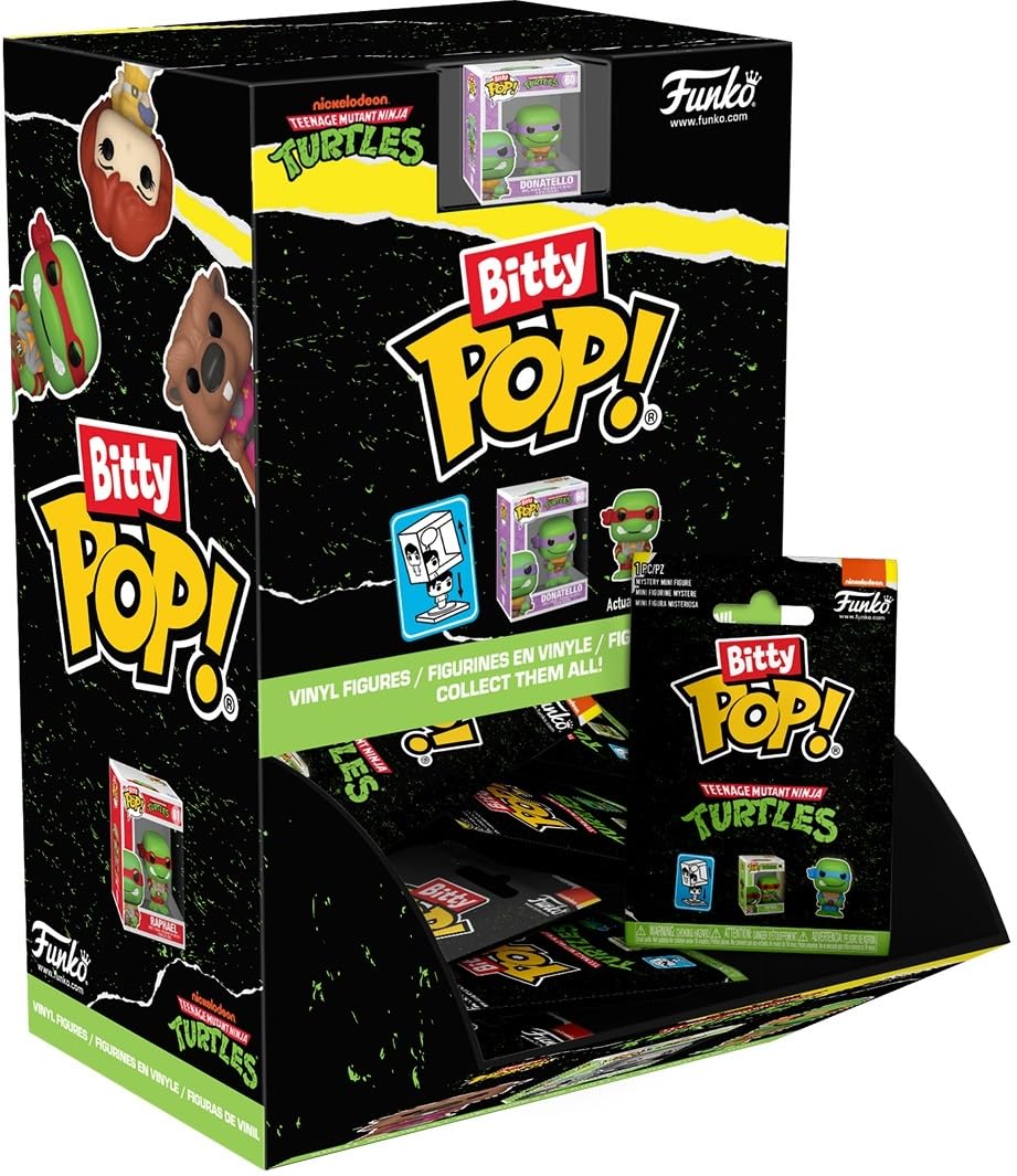 Photos - Laptop Bag Funko LES TORTUES NINJAS - Mystery Bitty Pop  76363 (Box 36 pièces)