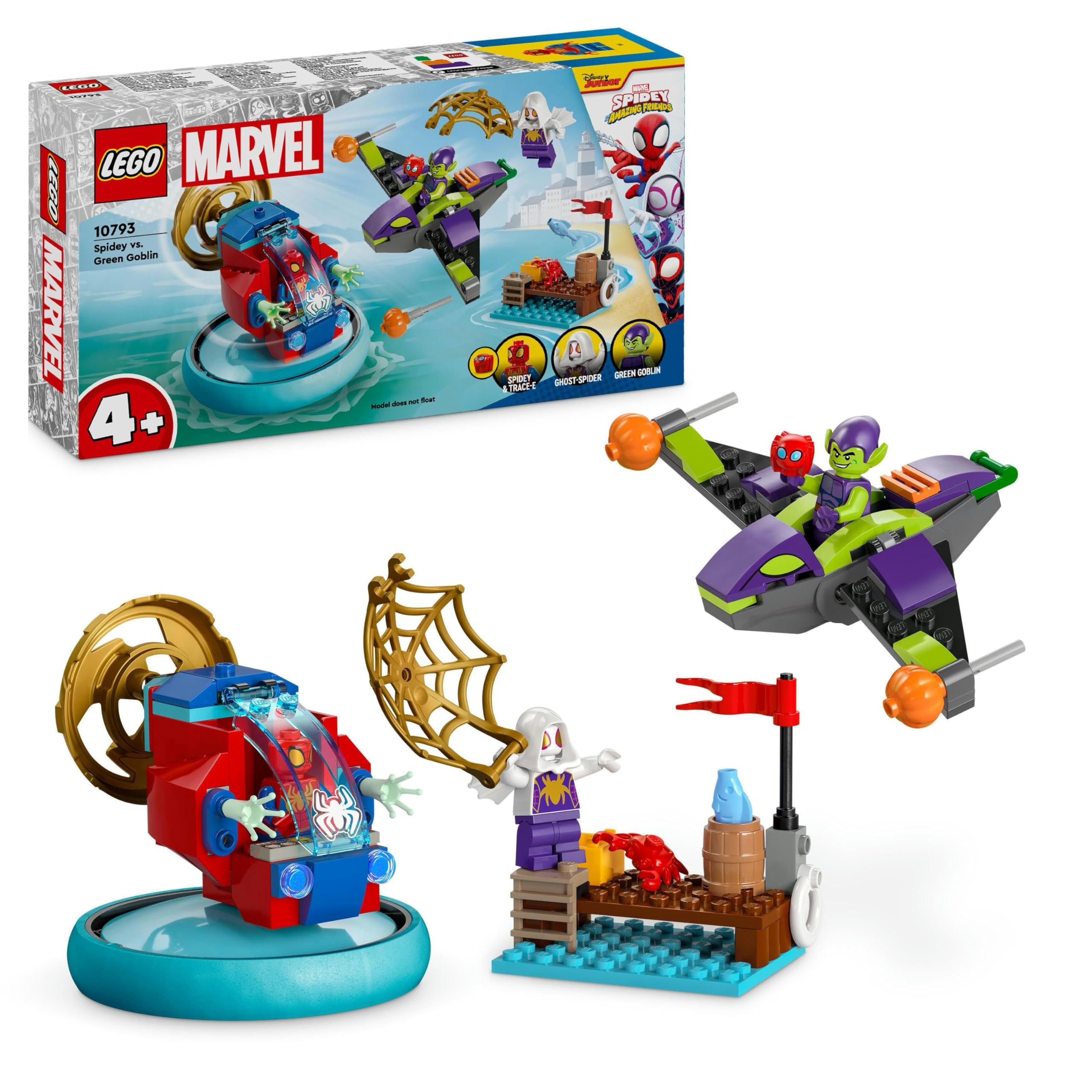 LEGO Marvel Spidey and his Amazing Friends Spidey vs. Green Goblin Super Hero Bu