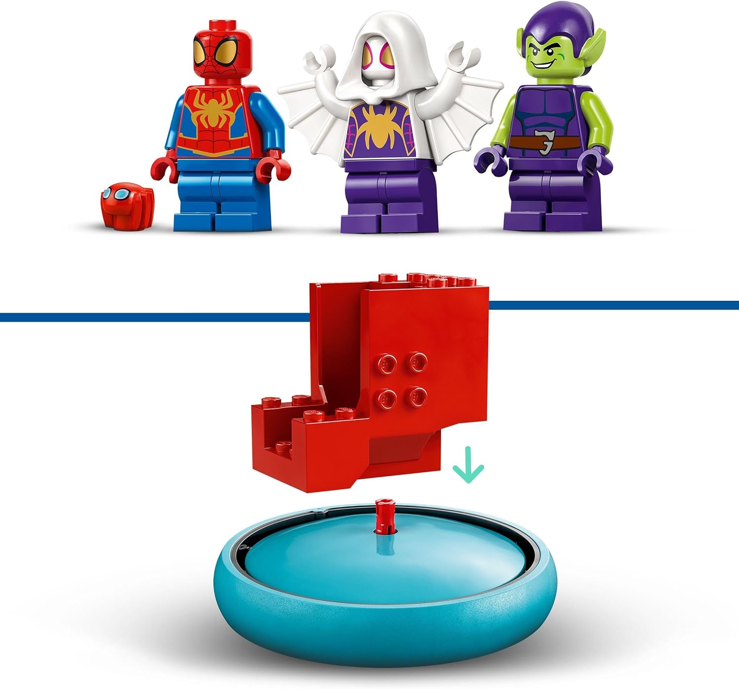 LEGO Marvel Spidey and his Amazing Friends Spidey vs. Green Goblin Super Hero Bu