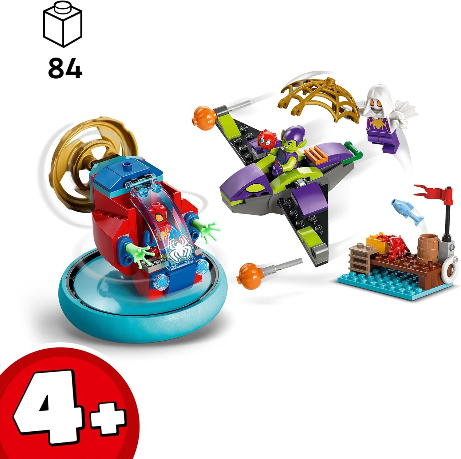 LEGO Marvel Spidey and his Amazing Friends Spidey vs. Green Goblin Super Hero Bu