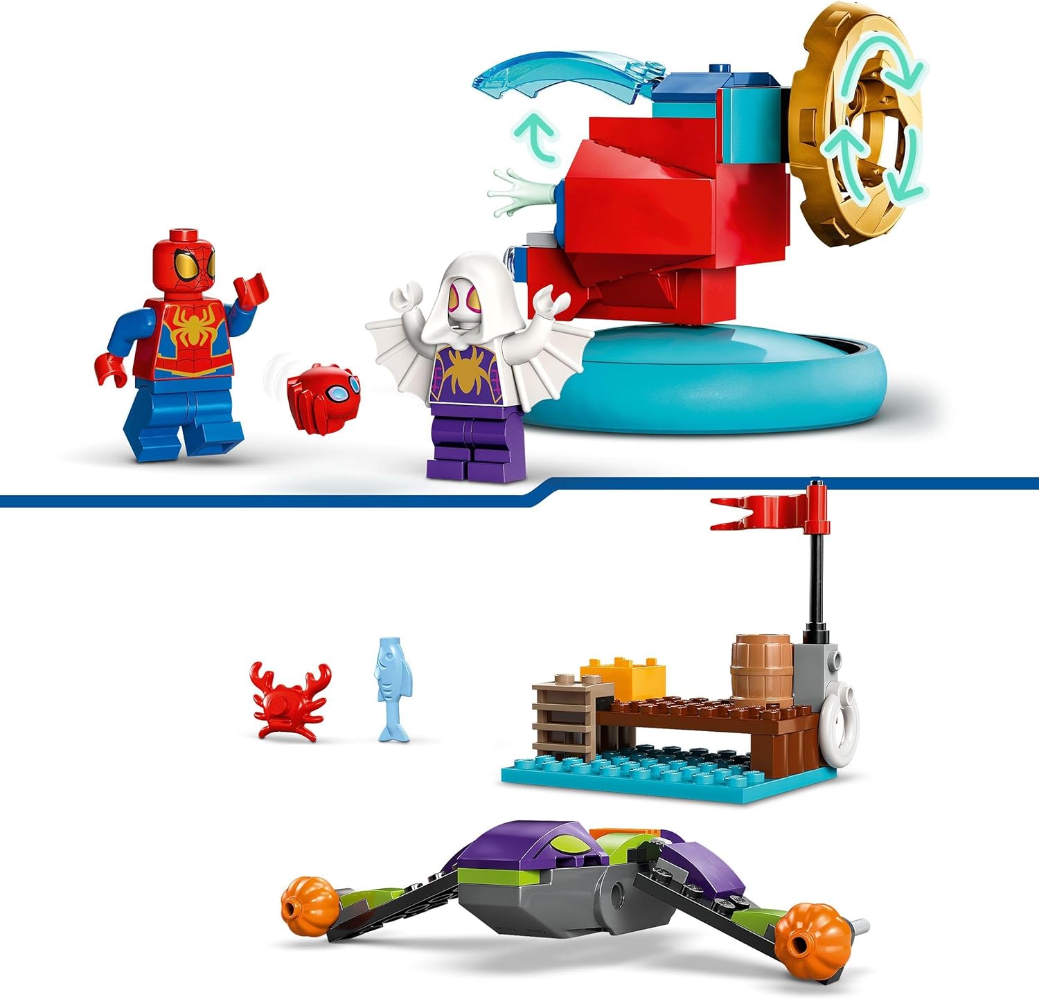 LEGO Marvel Spidey and his Amazing Friends Spidey vs. Green Goblin Super Hero Bu