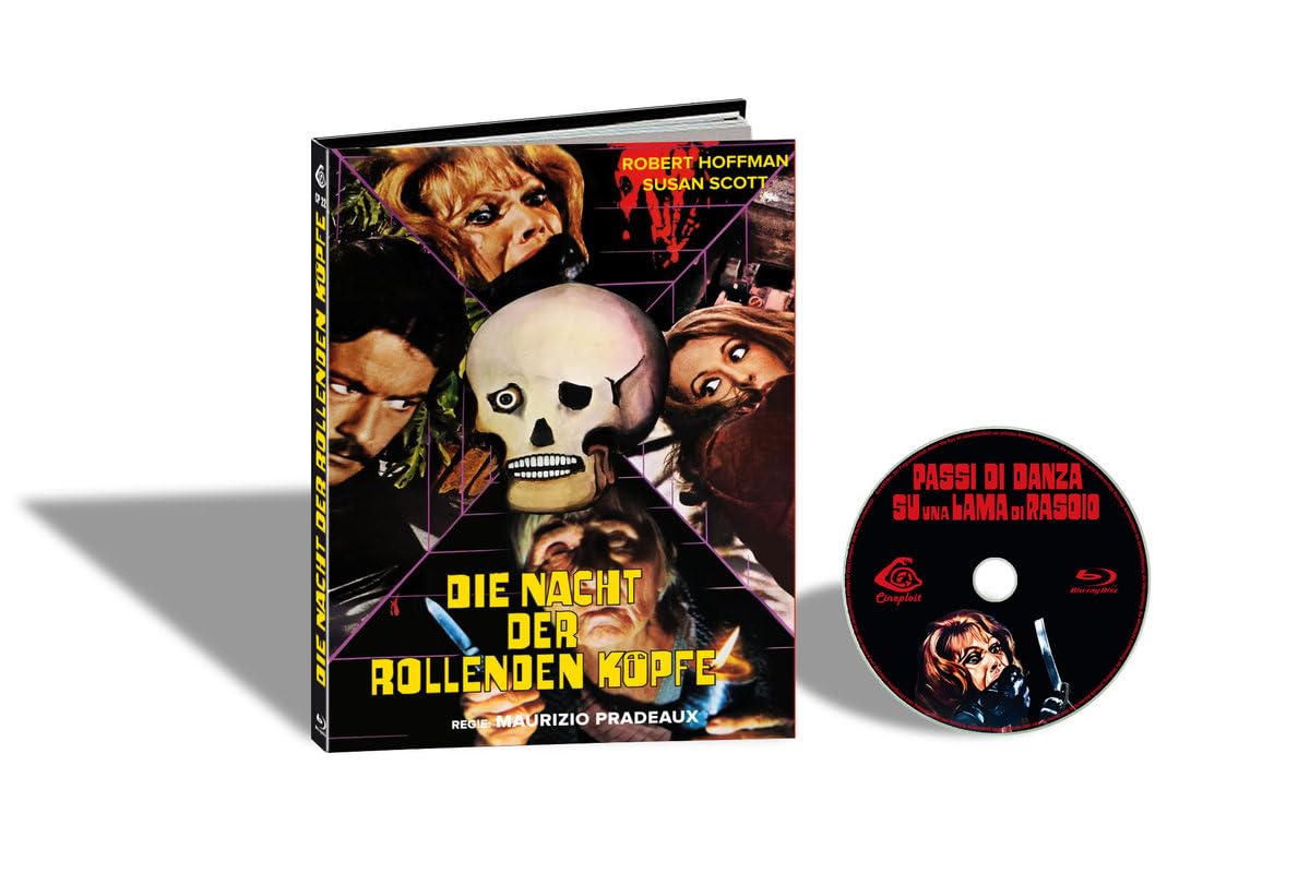Die Nacht der rollenden K&ouml;pfe - Mediabook - Cover A - Deutsches KInoplakat - Limited Edition auf 500 St&uuml;ck (Blu-ray)