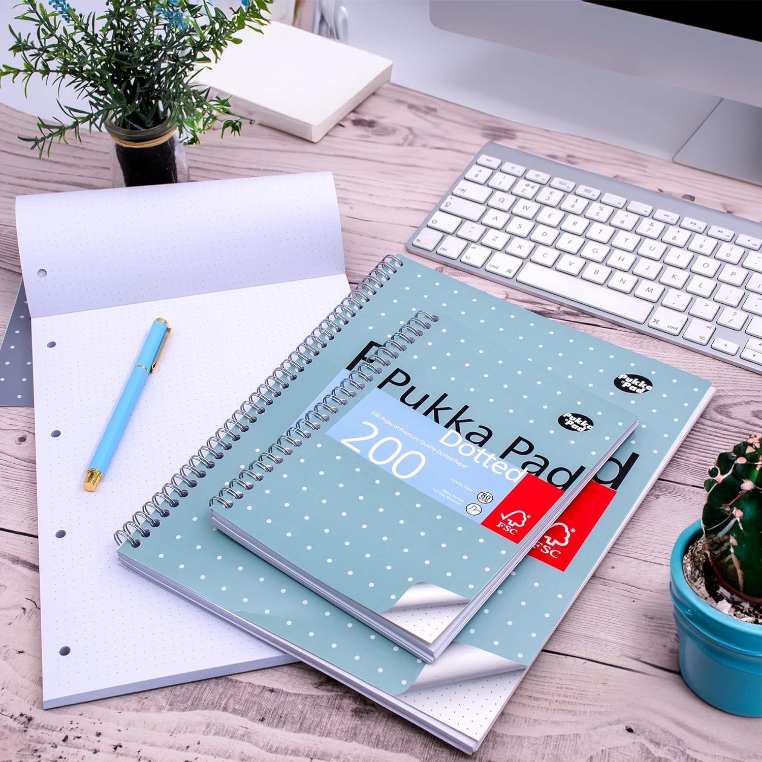 Pukka Pad, A5 Dotted Metallic Jotta Book for Graphing, Art, Bullet Journaling – - Foto 6 di 9