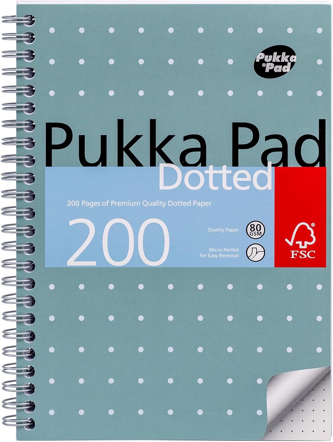 Pukka Pad, A5 Dotted Metallic Jotta Book for Graphing, Art, Bullet Journaling – - Foto 5 di 9