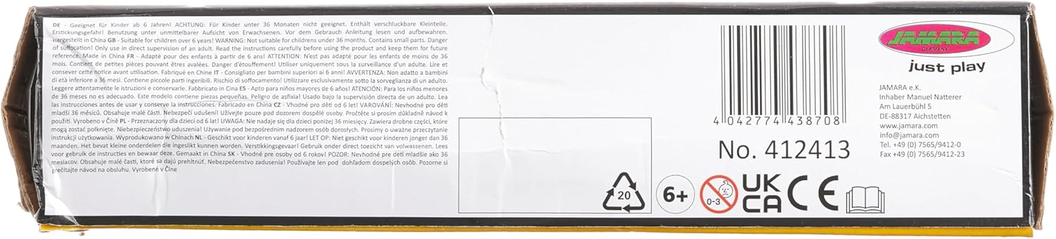 Jamara Construction Site Set - 38 pcs Playset with Barriers, Pylons, Signs, Beac - Picture 4 of 10