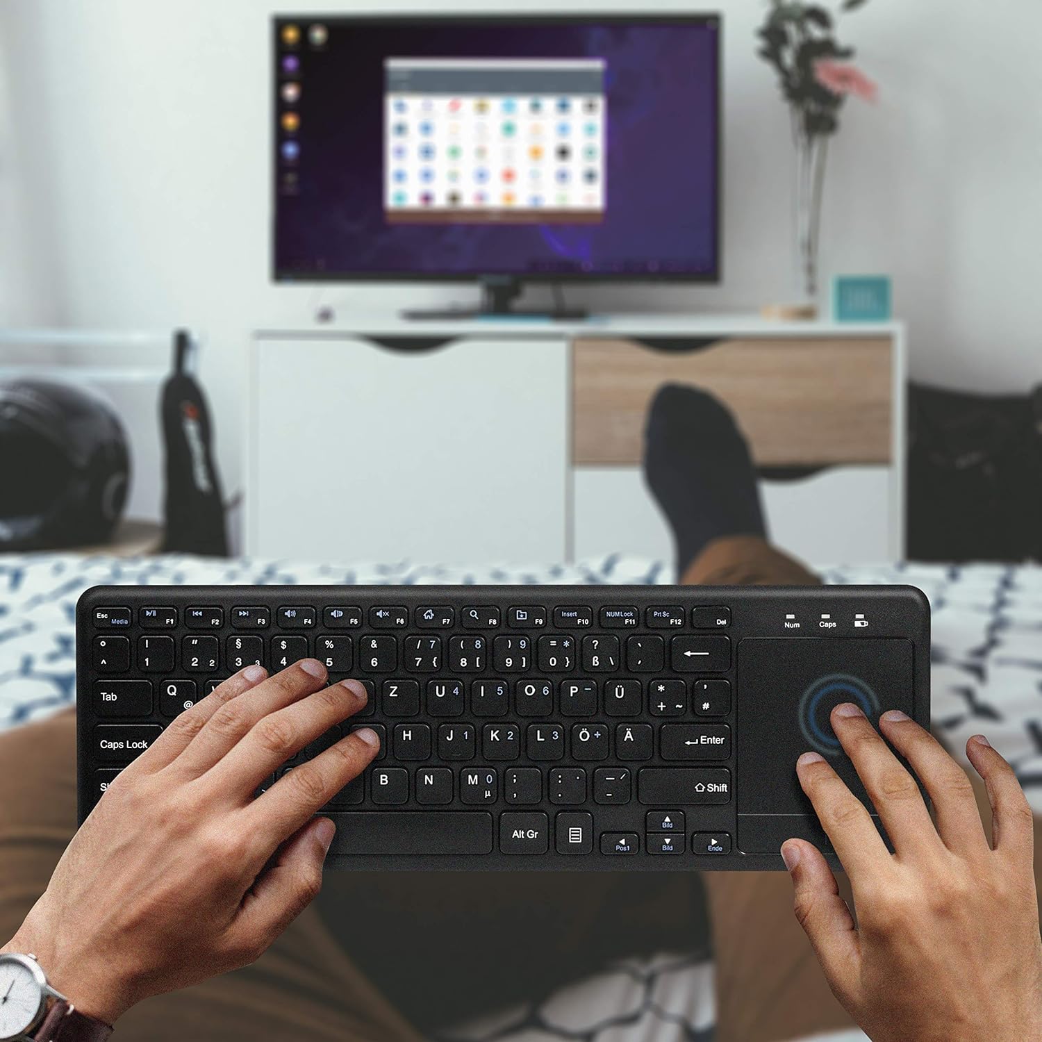 LogiLink Keyboard with Touchpad 2,4G WL - 第 10/10 張圖片
