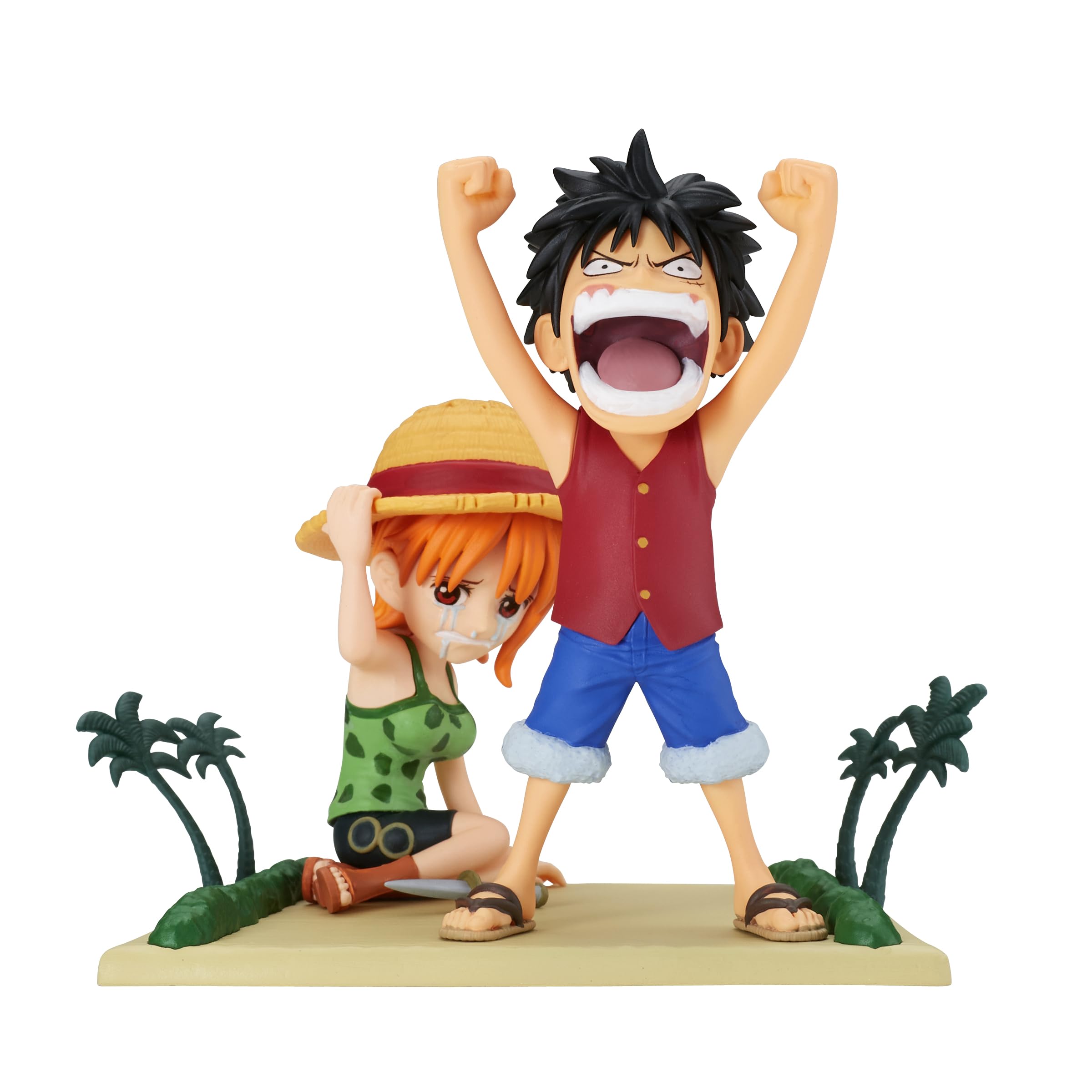 Photos - Action Figures / Transformers BANPRESTO - One Piece - Log Stories - Luffy & Nami Bandai Spirits World Collectable Figure Modern One Piece - Log Stories 