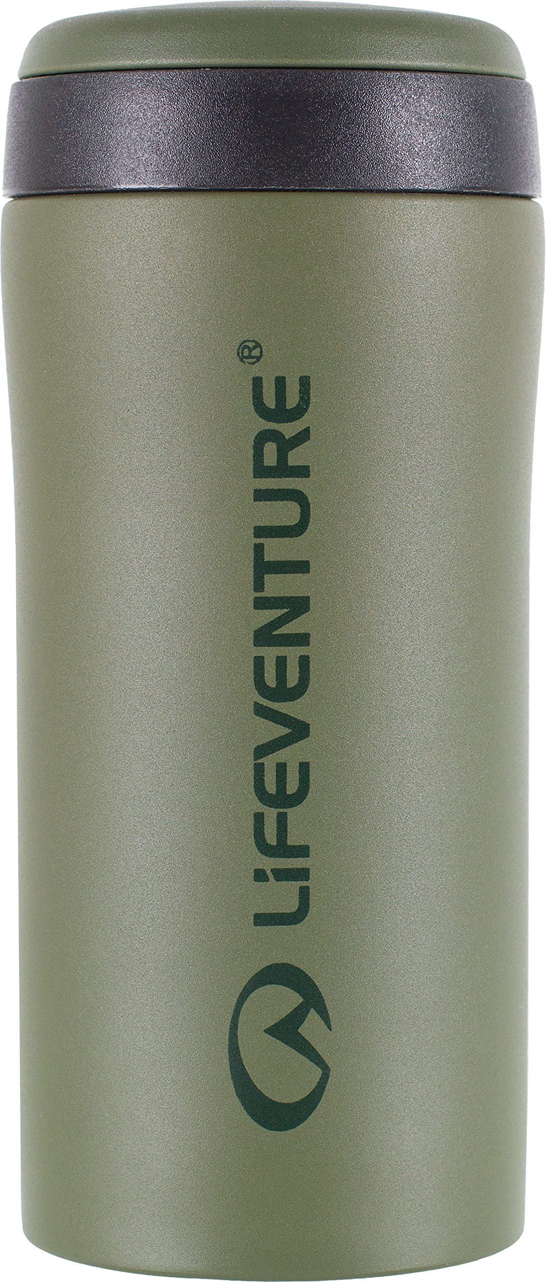 Lifeventure Lifeventure Thermal Mug - Matt Khaki